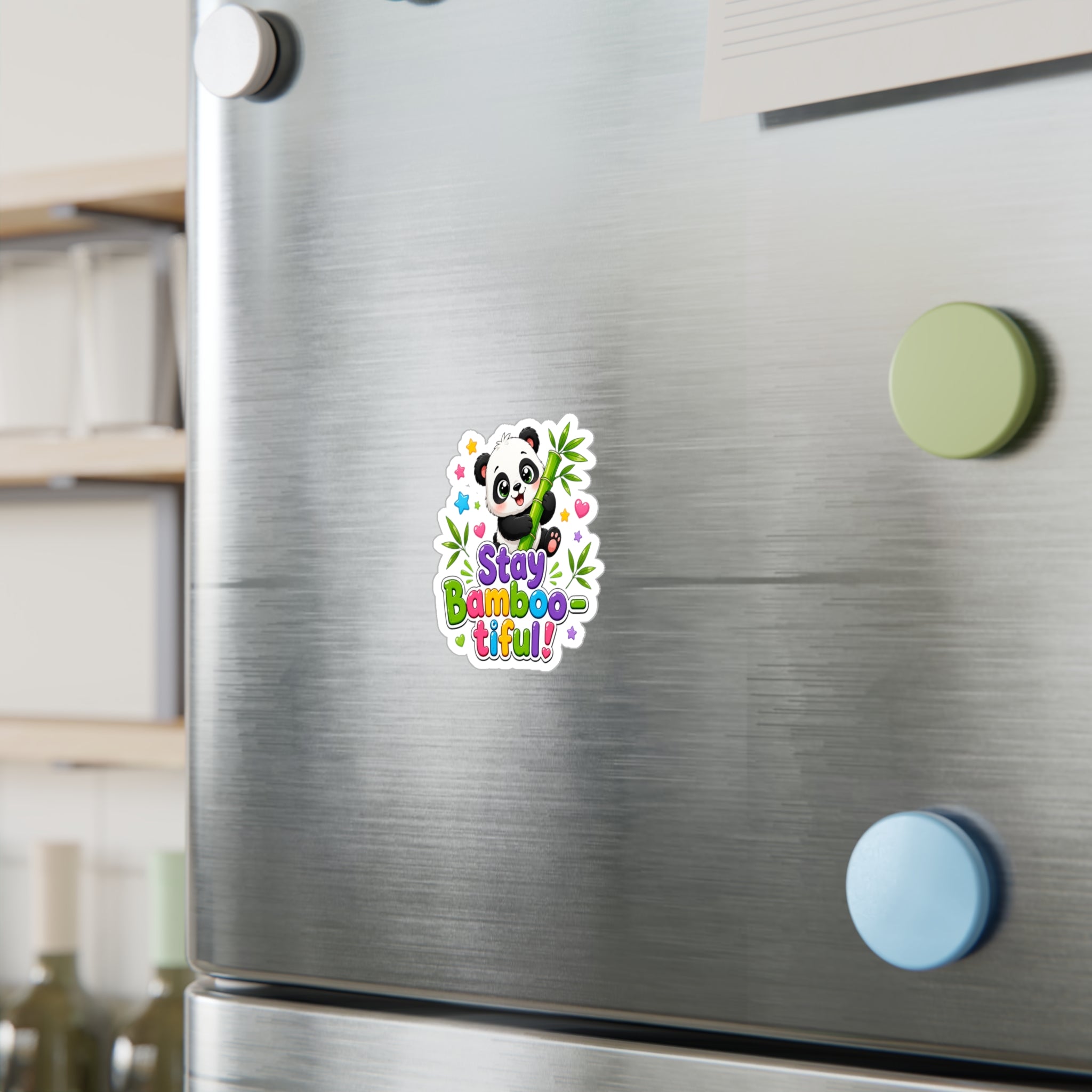Stay Bamboo-tiful Panda Vinyl Sticker