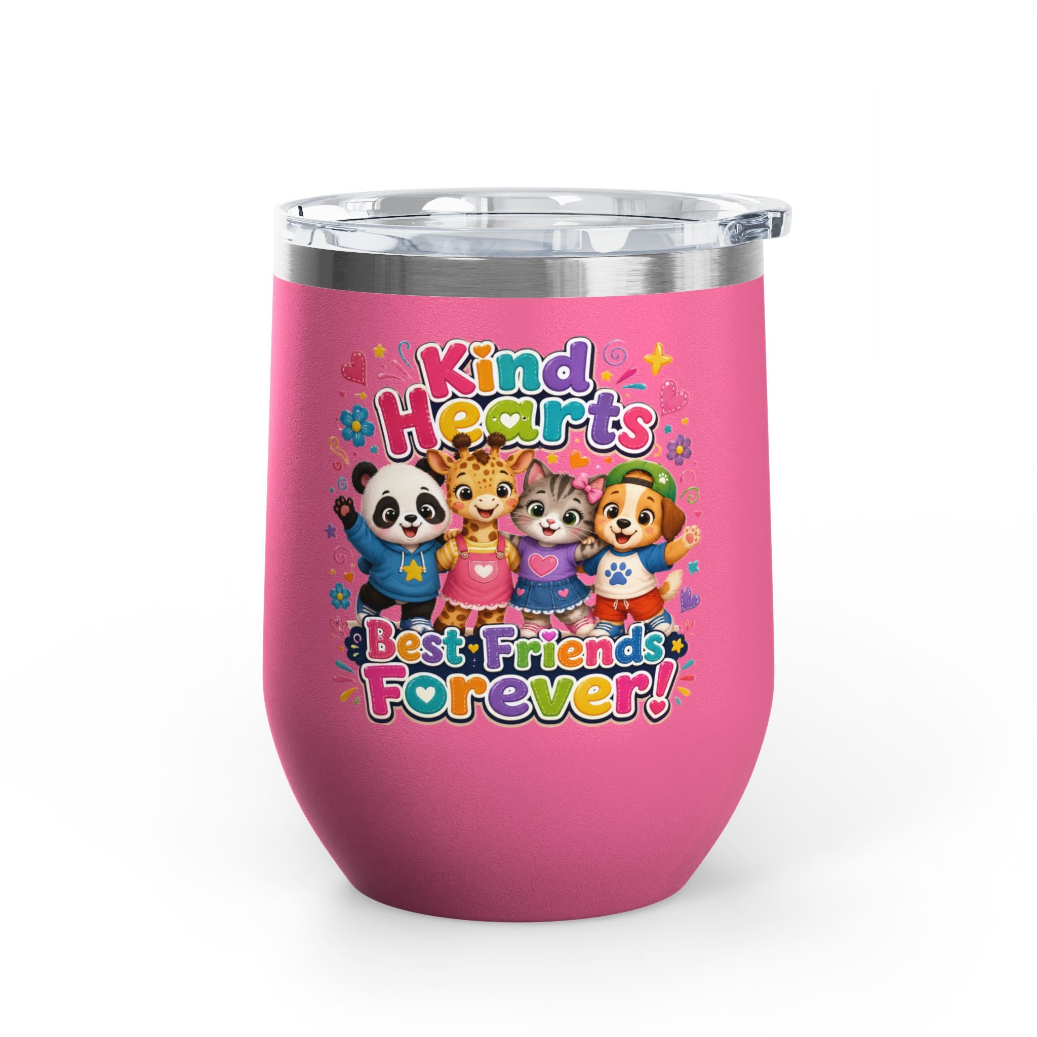Kind Hearts Best Friends Forever 12oz Tumbler