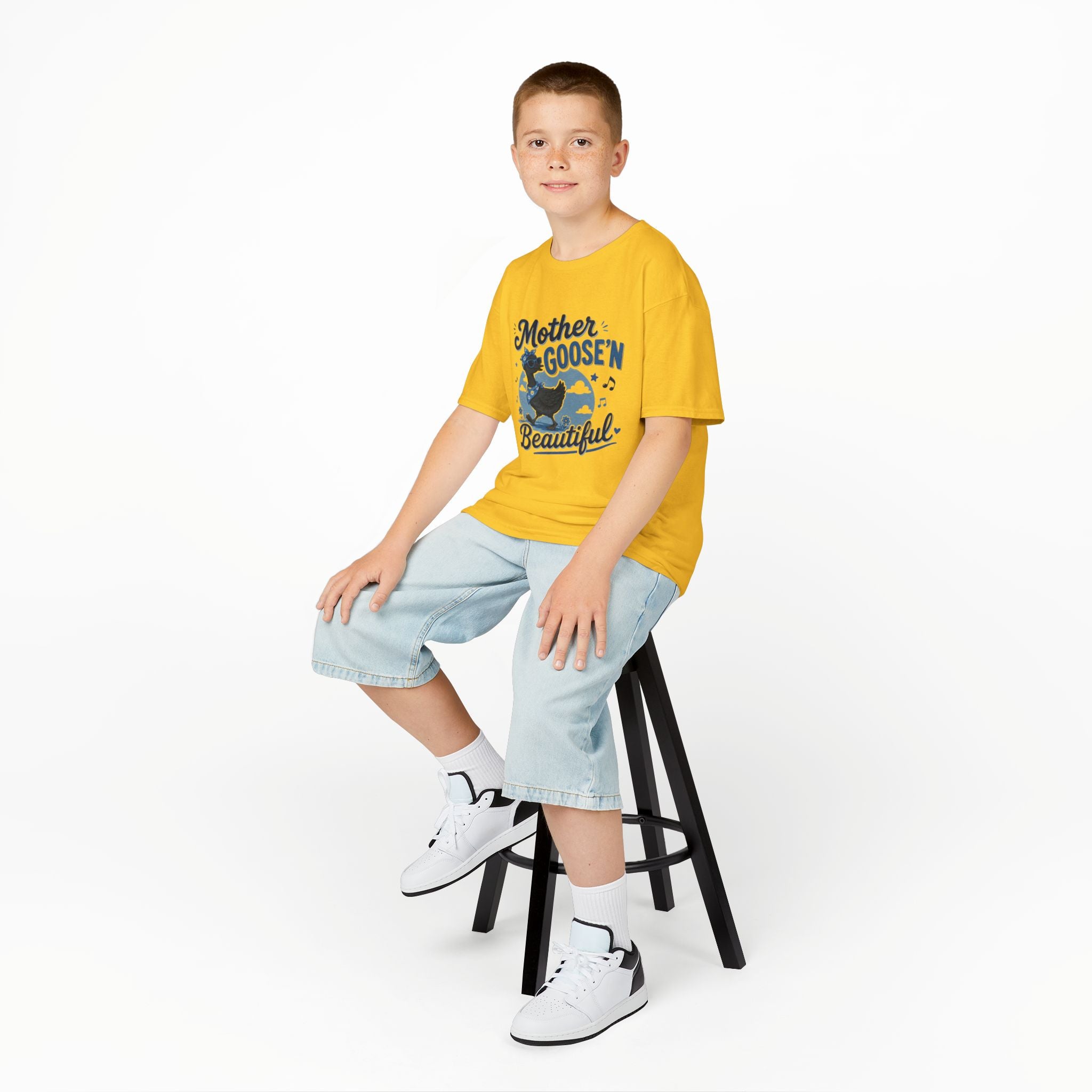 Kids T‑Shirt — "Mother Goose'n Beautiful" Nursery Rhyme Tee