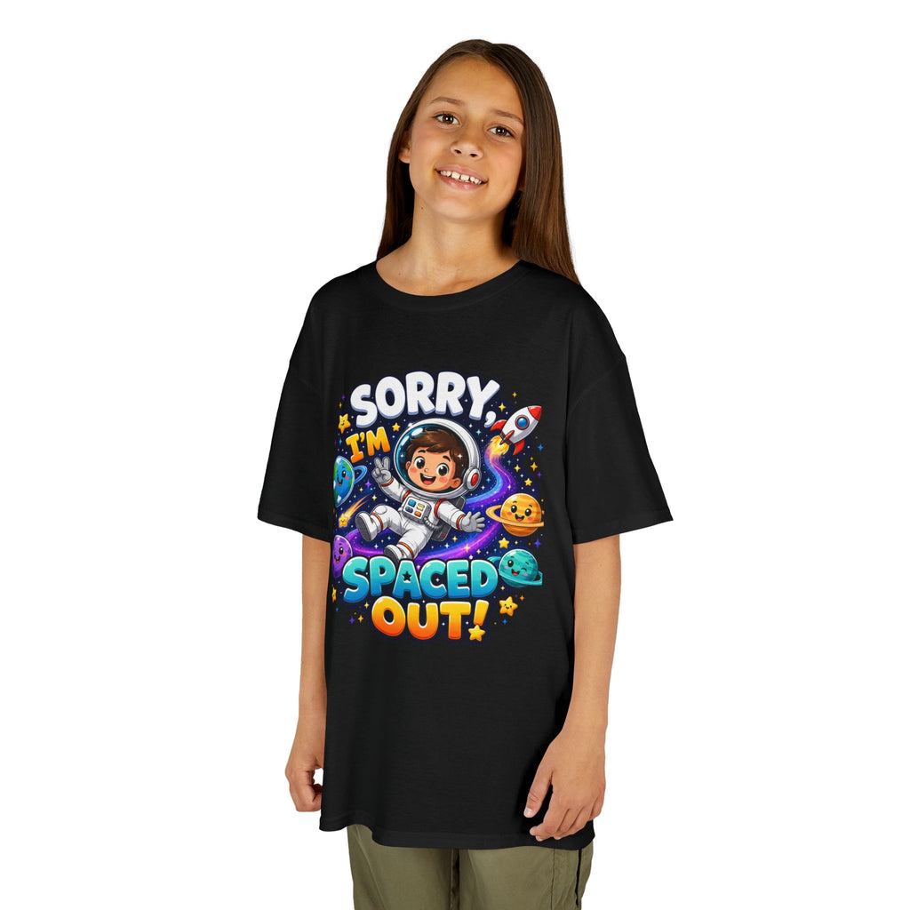 Spaced Out Kids T-Shirt — "Sorry I'm Spaced Out!" Cute Space Astronaut Tee