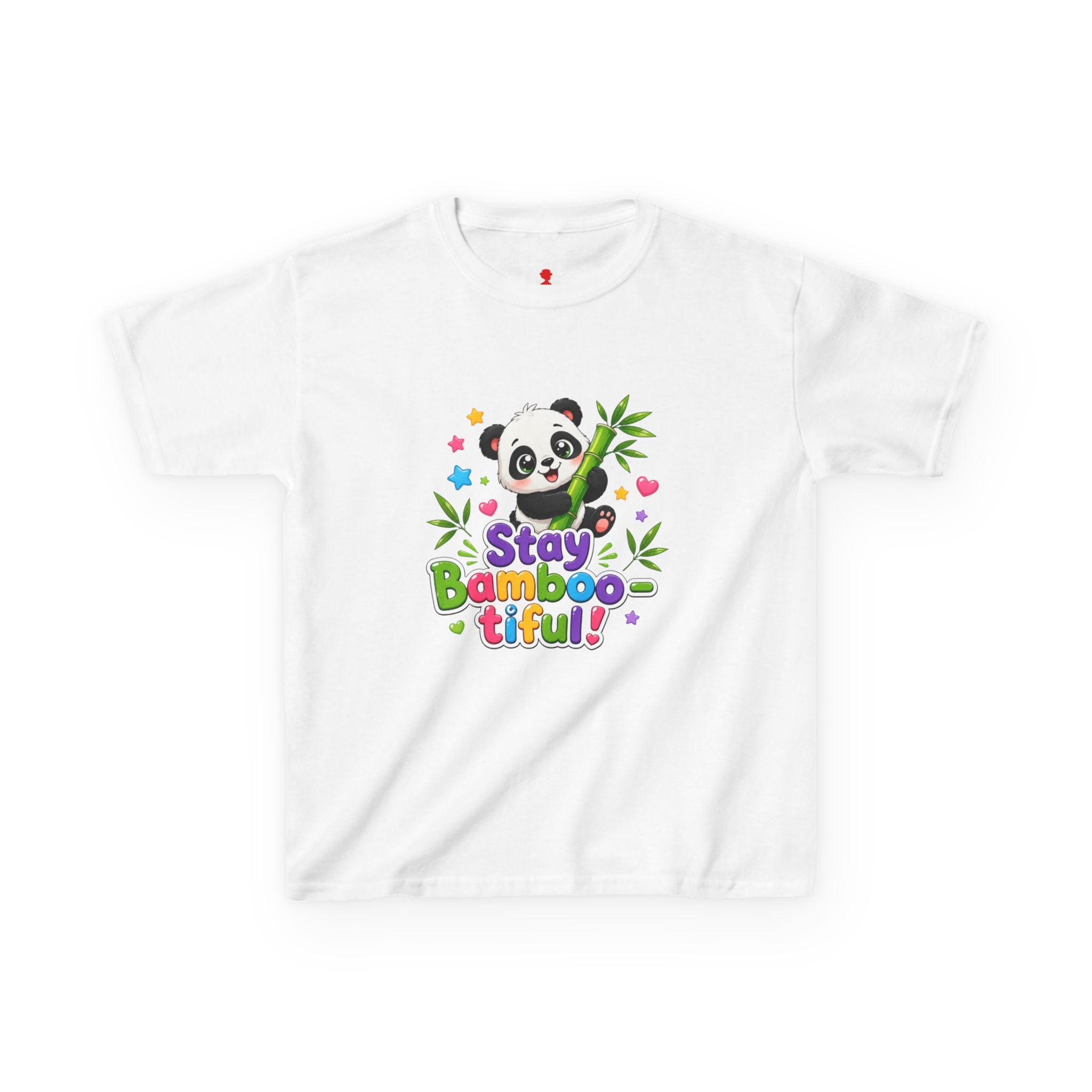 Kids Panda 'Stay Bambootiful!' T-Shirt — Cute Bamboo Forest Tee for Boys & Girls