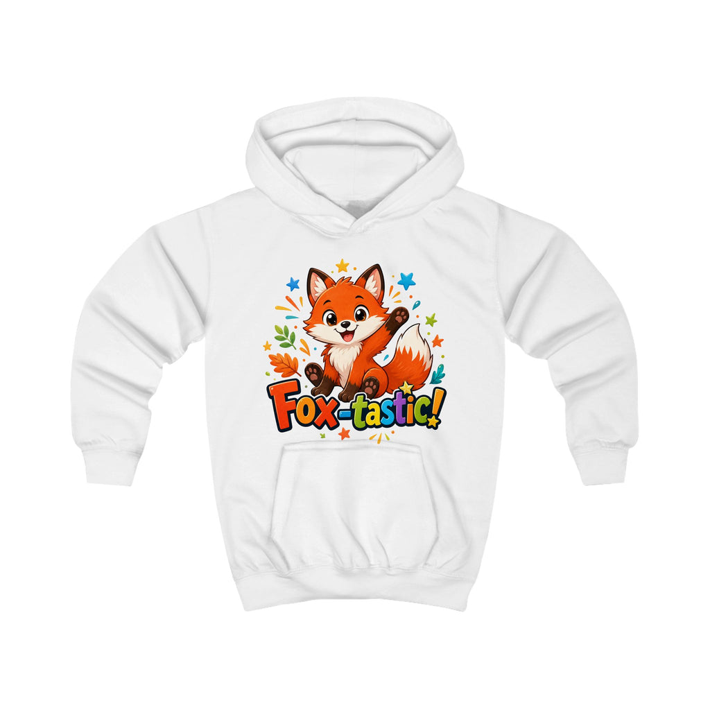 Fox-tastic Kids Hoodie — Cute Cartoon Fox Pullover for Children