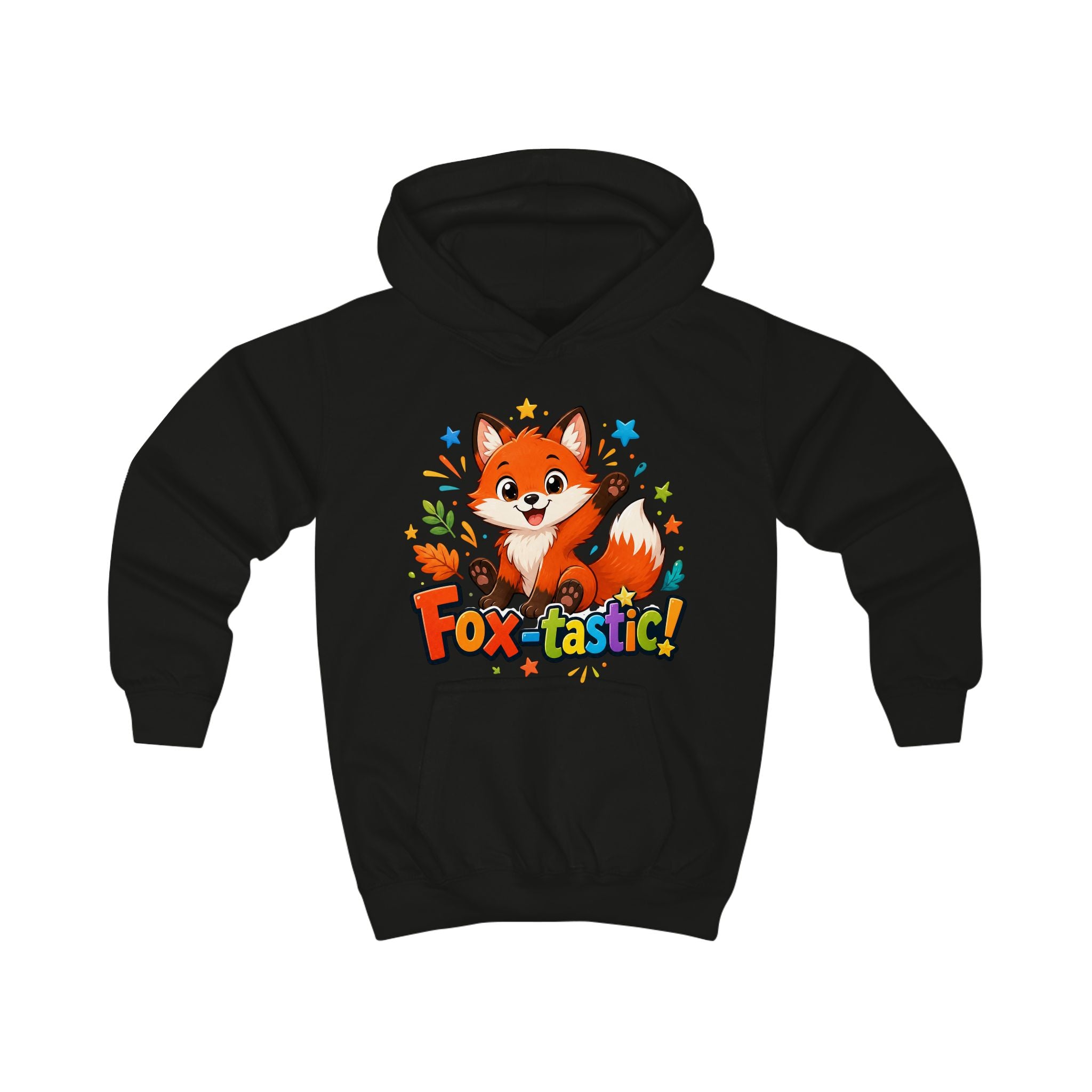 Fox-tastic Kids Hoodie — Cute Cartoon Fox Pullover for Children