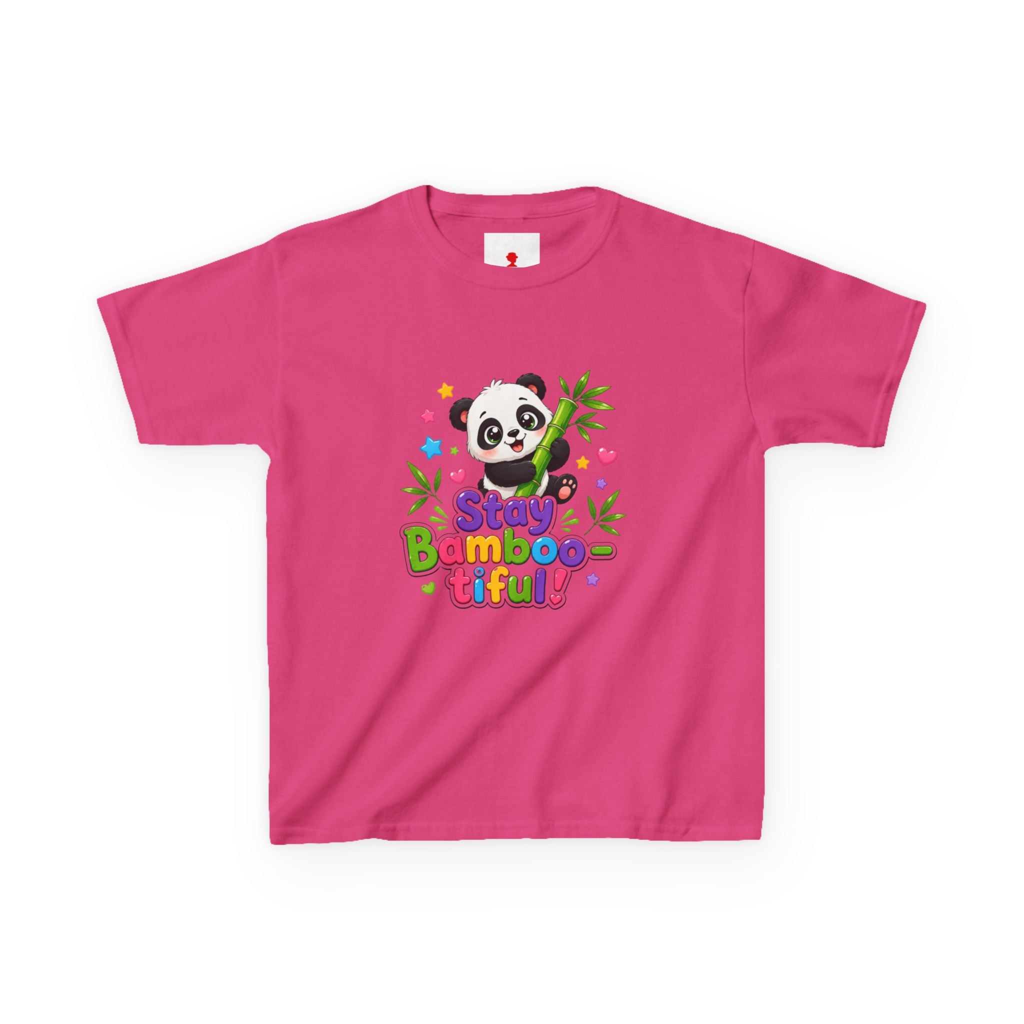 Kids Panda 'Stay Bambootiful!' T-Shirt — Cute Bamboo Forest Tee for Boys & Girls