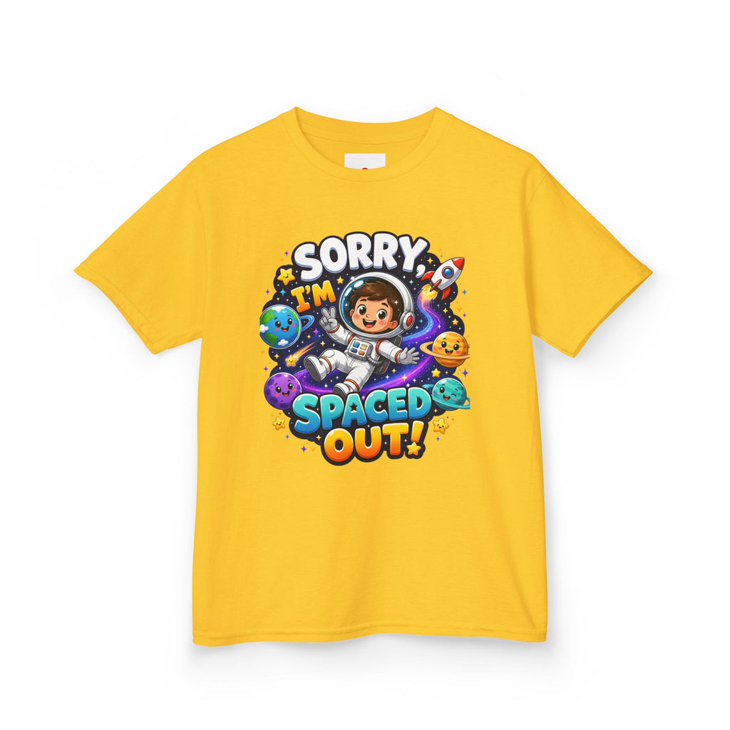 Spaced Out Kids T-Shirt — "Sorry I'm Spaced Out!" Cute Space Astronaut Tee
