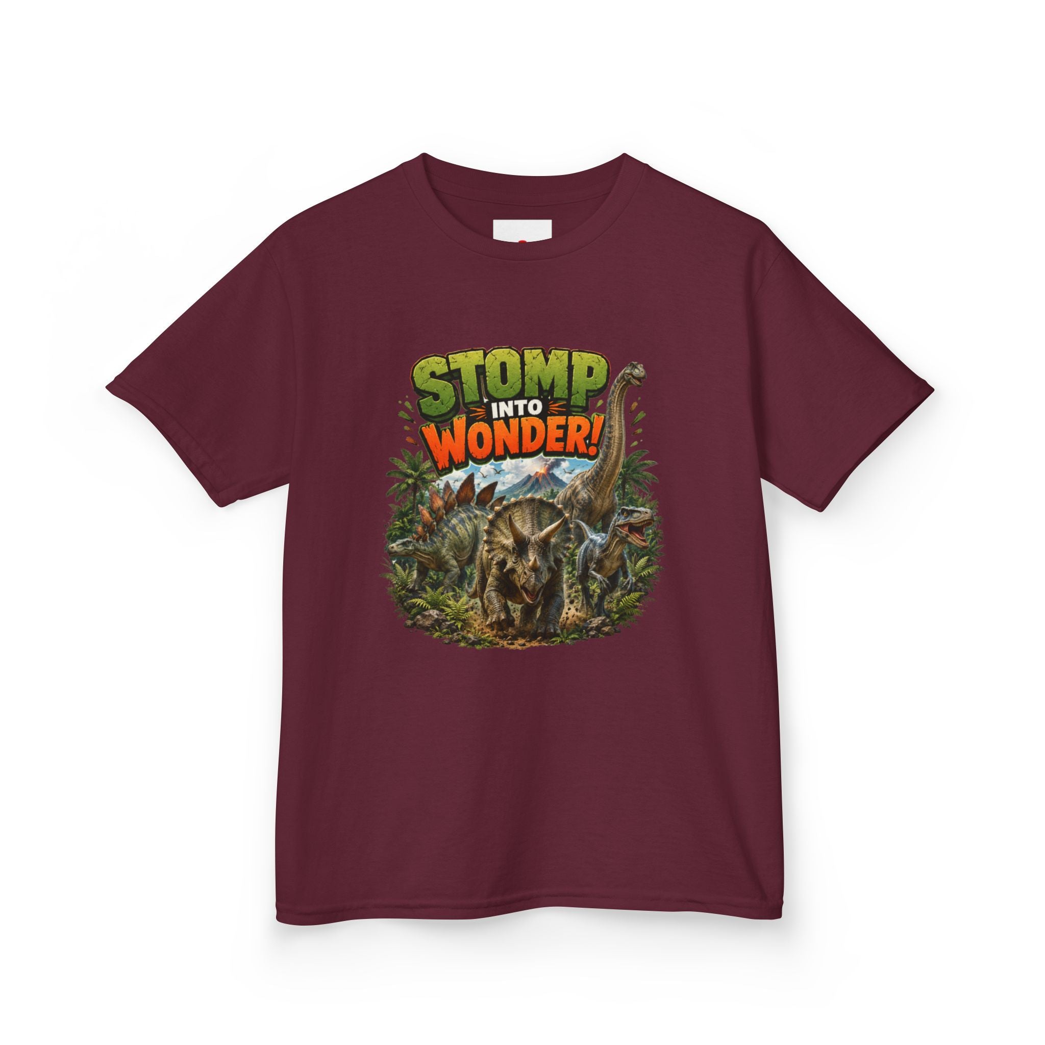 Kids T-Shirt - "Stomp Into Wonder" Dinosaur Graphic Tee