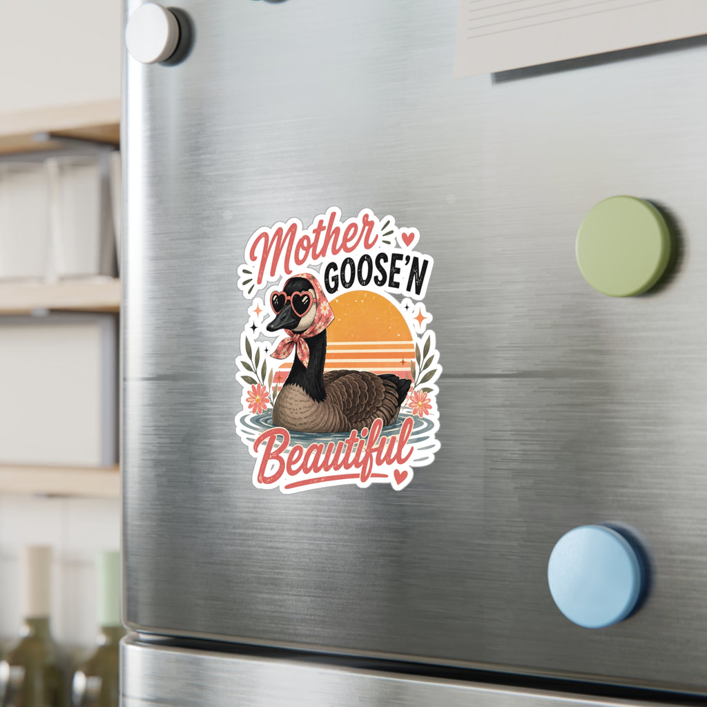 Mother Goose'n Beautiful Vinyl Sticker