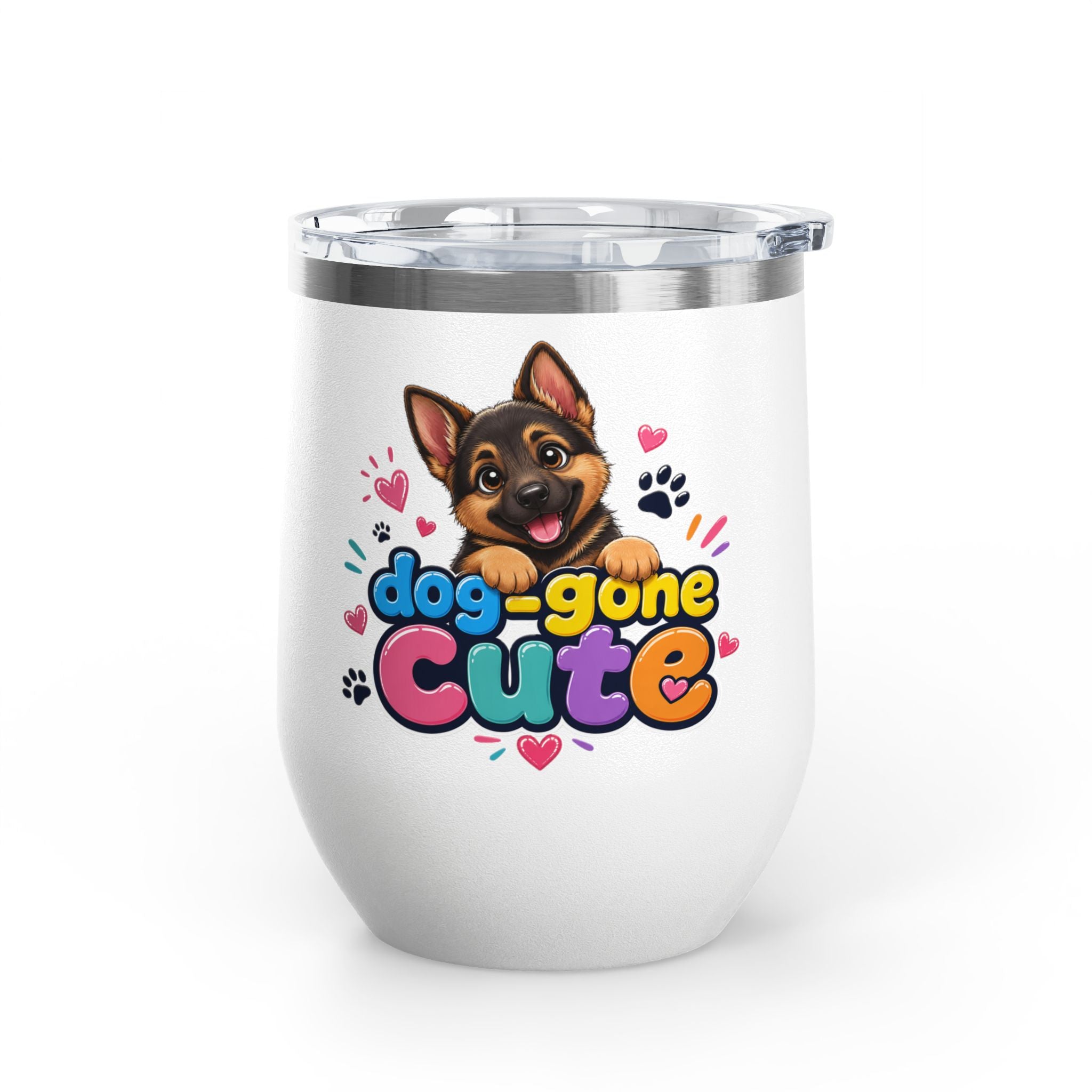 Dog-Gone Cute German Shepherd Tumbler (12oz)