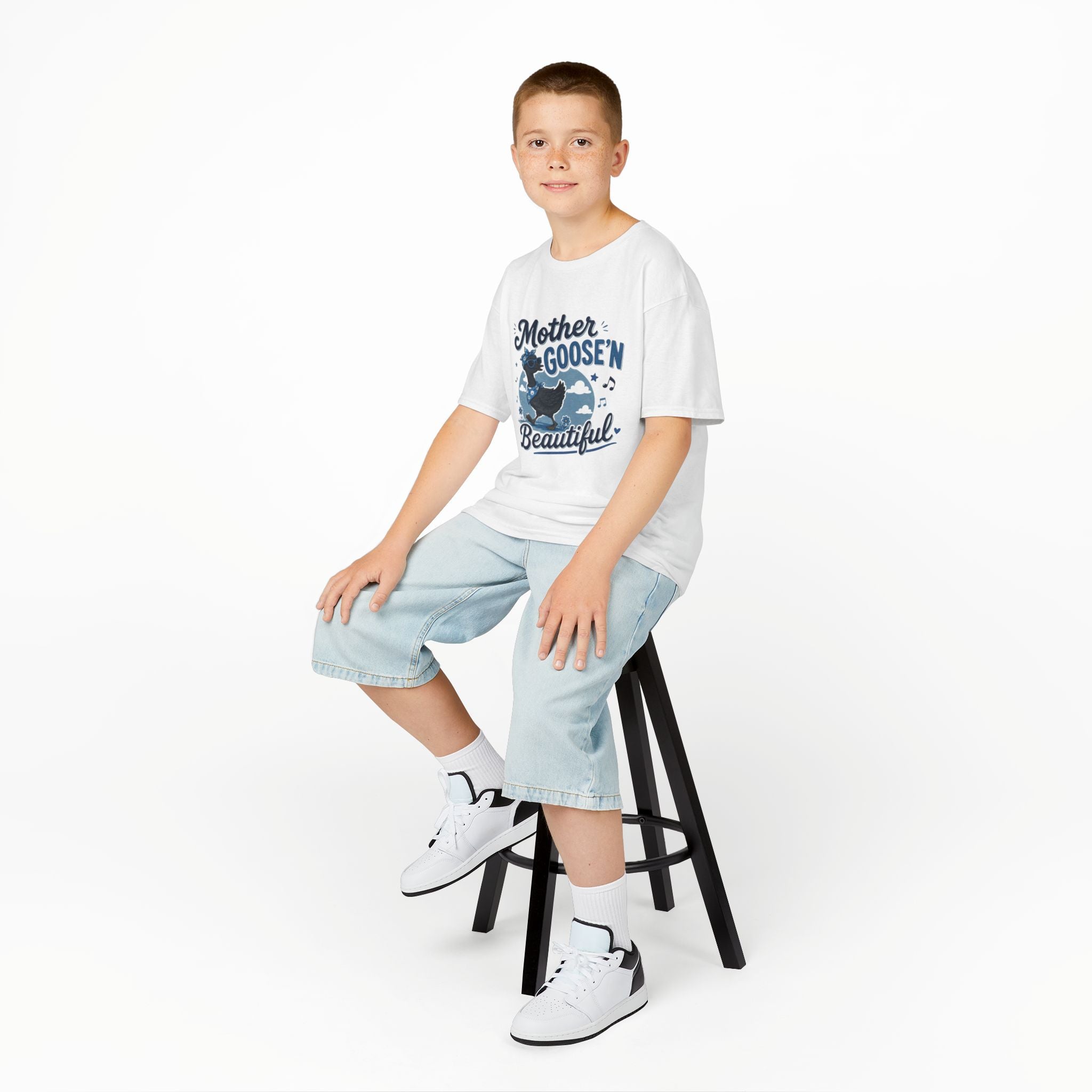 Kids T‑Shirt — "Mother Goose'n Beautiful" Nursery Rhyme Tee