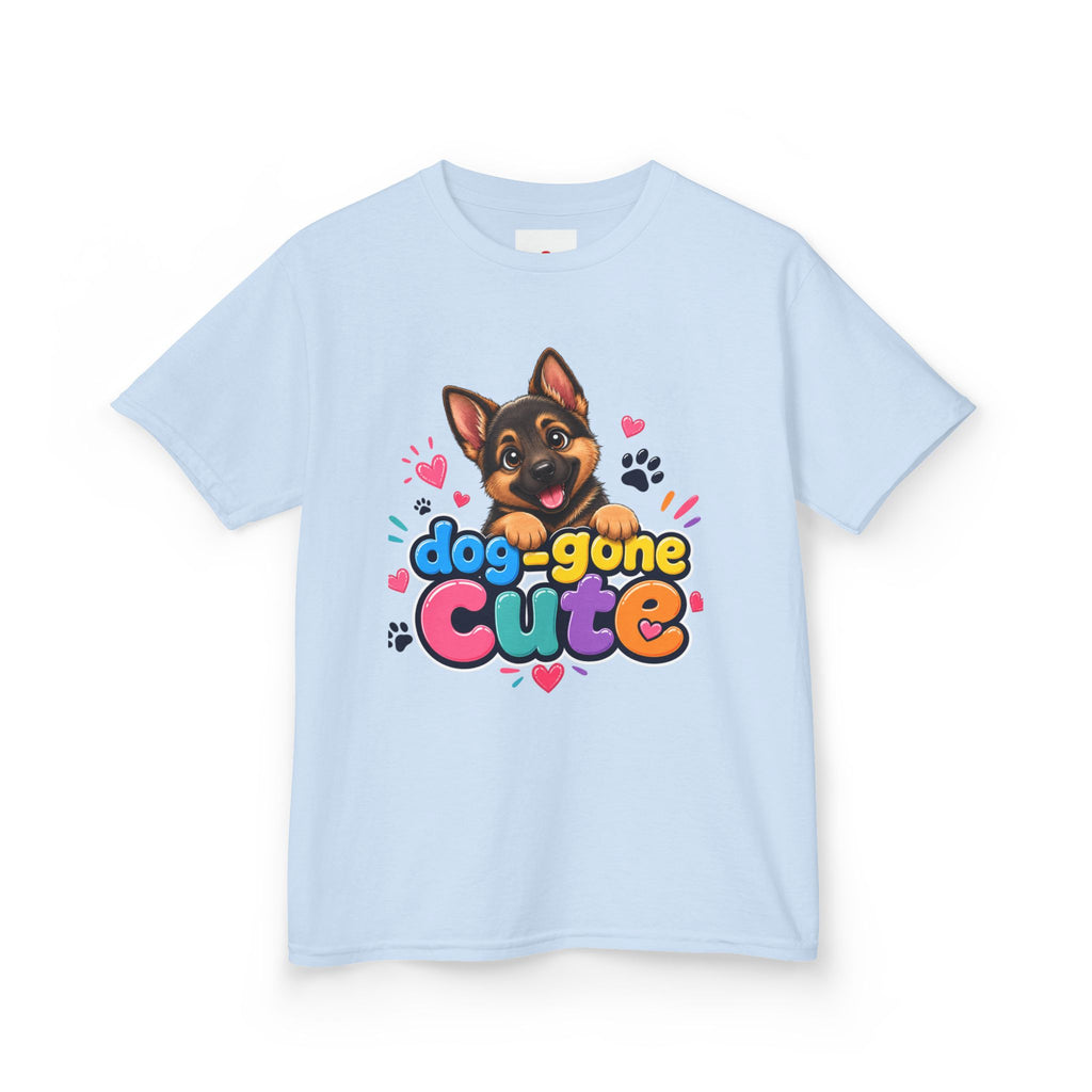 Kids T-Shirt — "Dog-Gone Cute" German Shepherd Puppy Tee