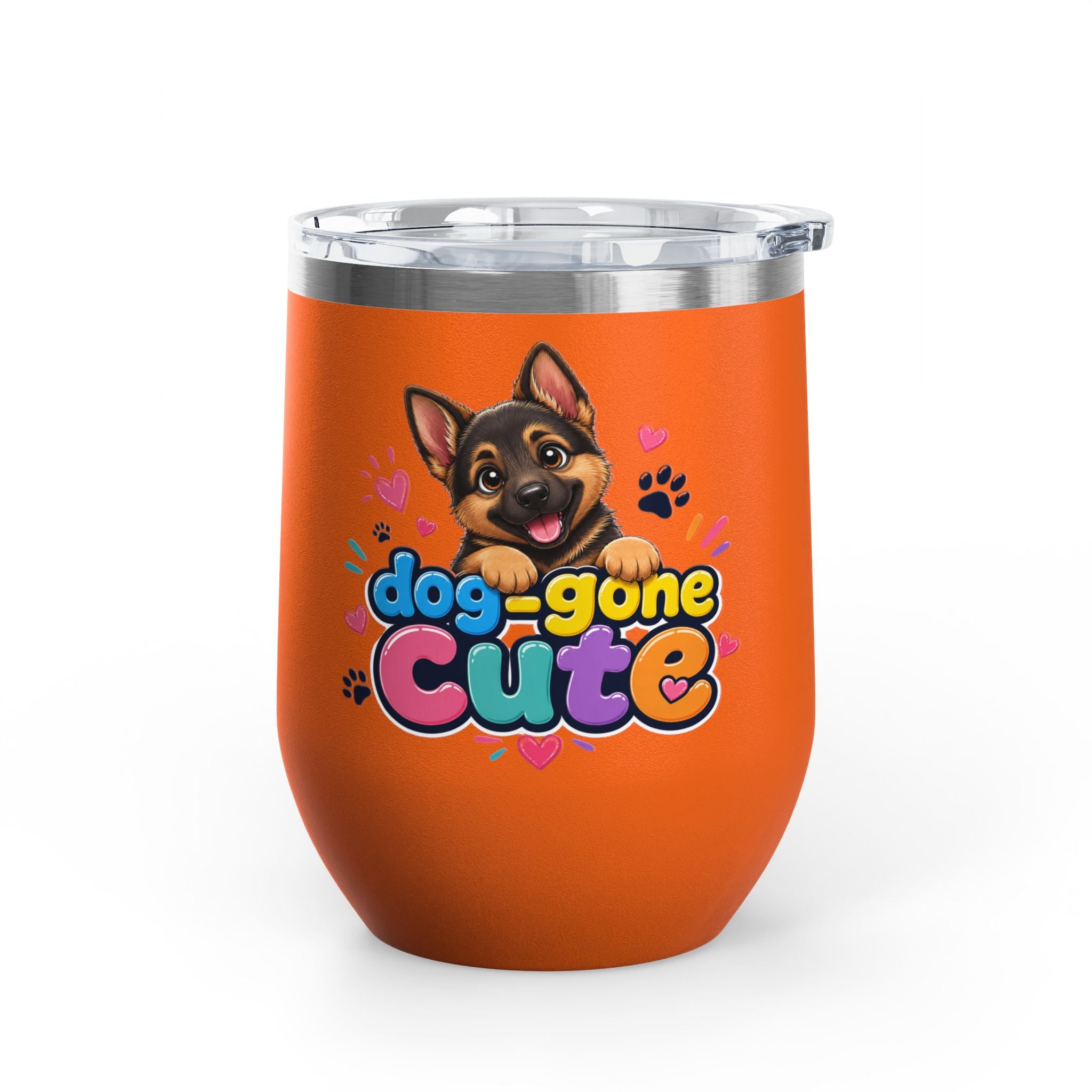 Dog-Gone Cute German Shepherd Tumbler (12oz)