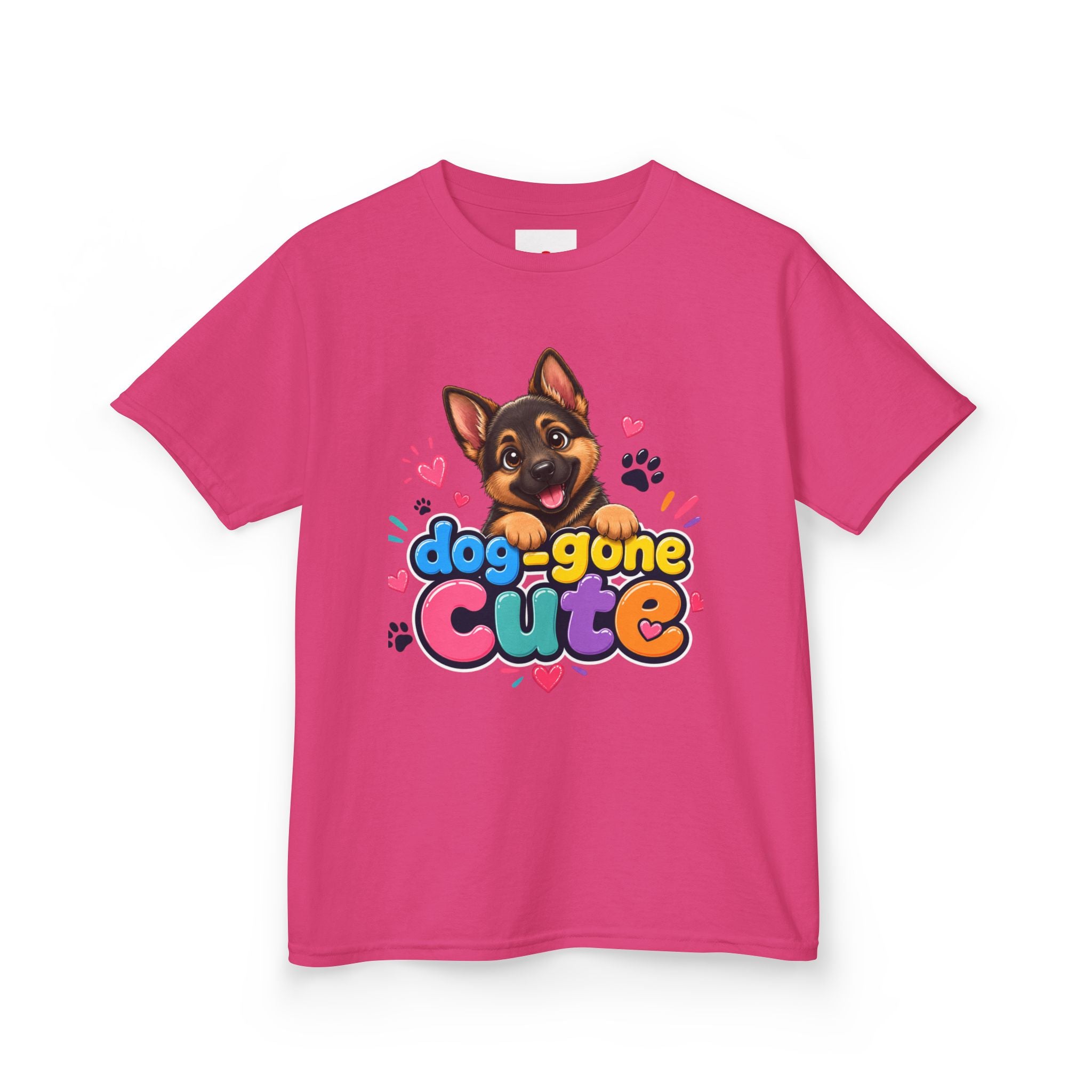 Kids T-Shirt — "Dog-Gone Cute" German Shepherd Puppy Tee