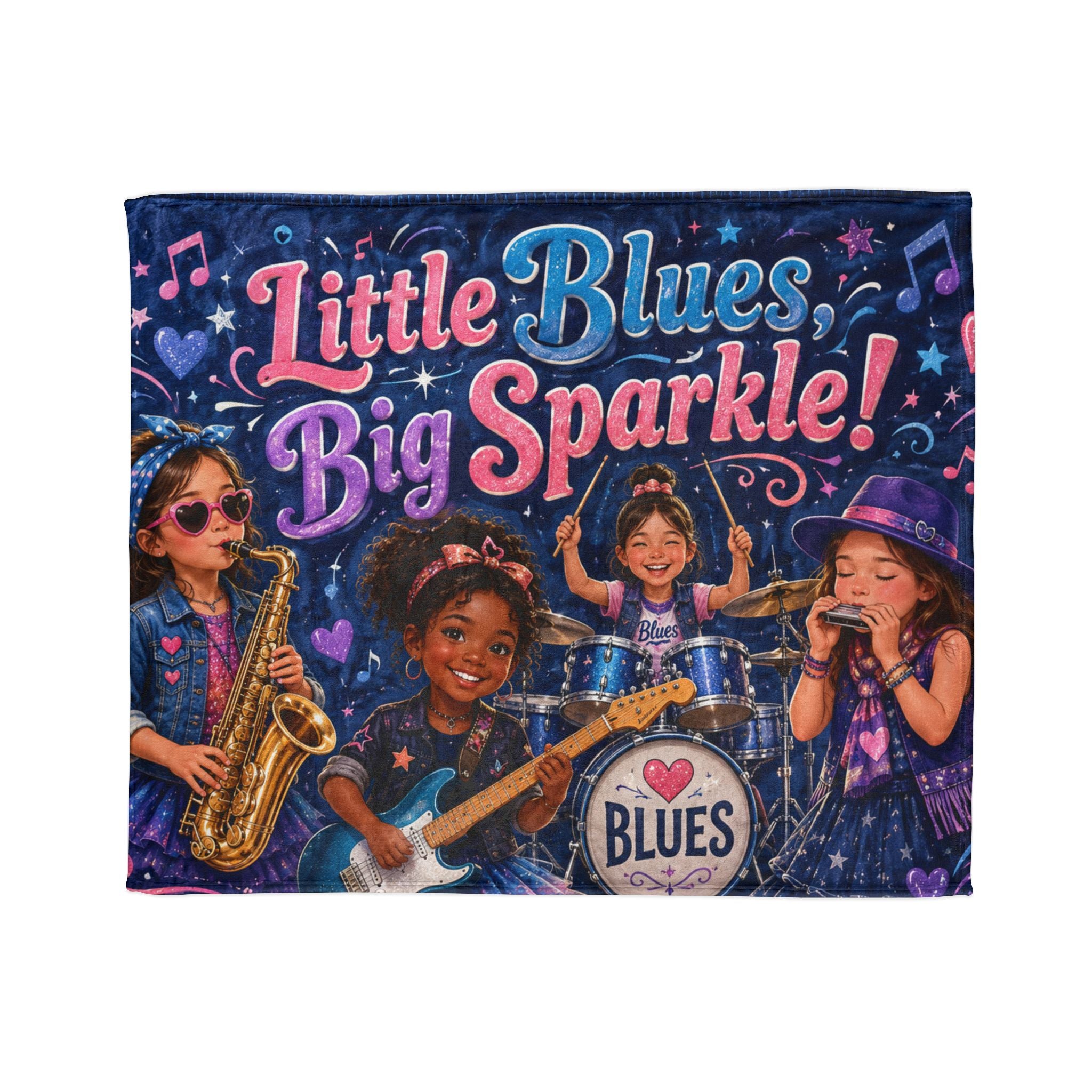 Little Blues Big Sparkle! Blanket