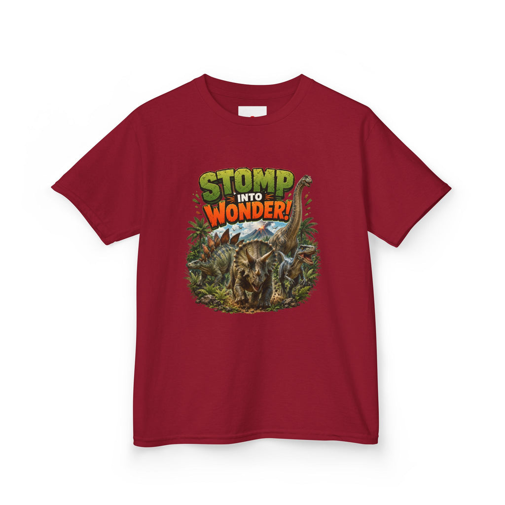 Kids T-Shirt - "Stomp Into Wonder" Dinosaur Graphic Tee