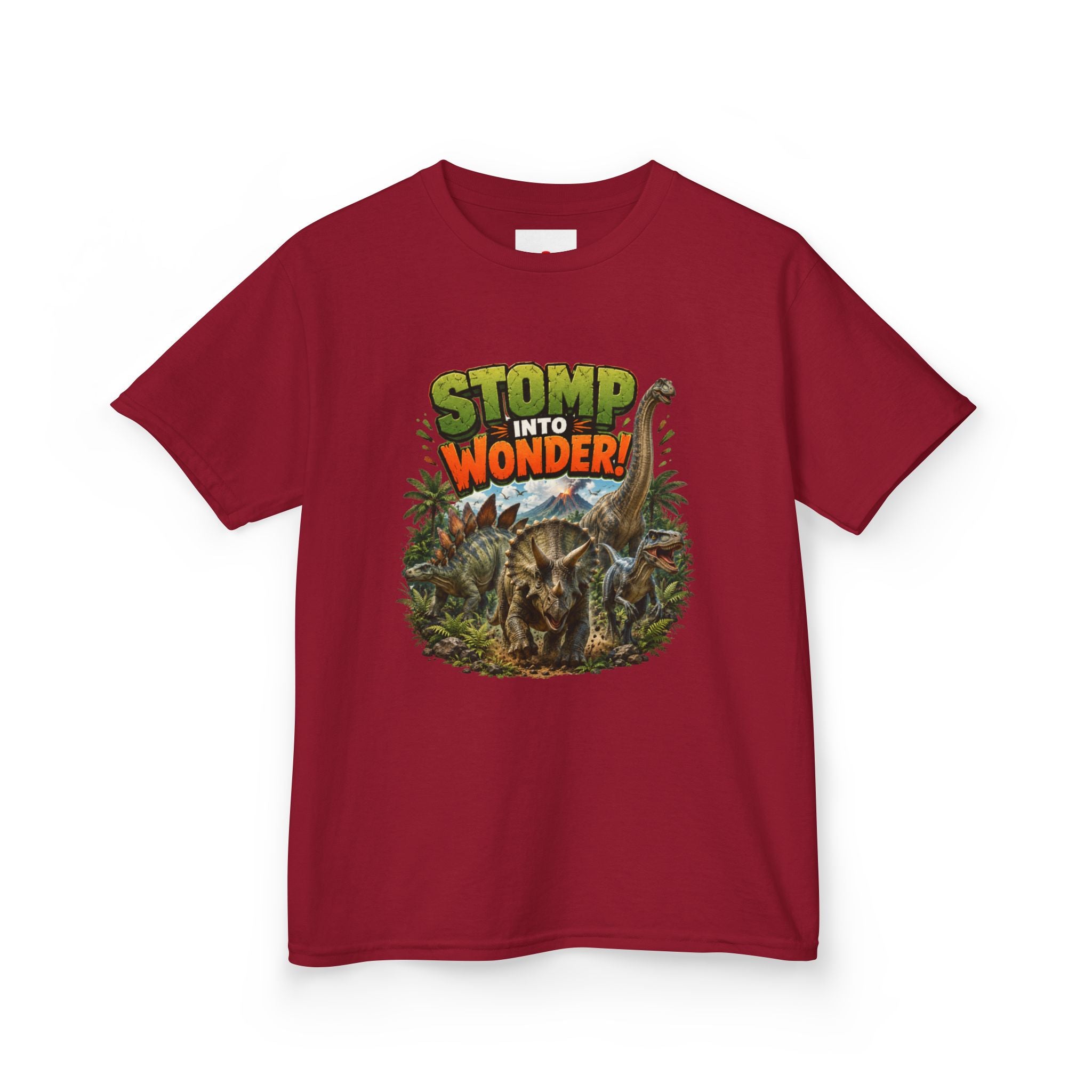 Kids T-Shirt - "Stomp Into Wonder" Dinosaur Graphic Tee
