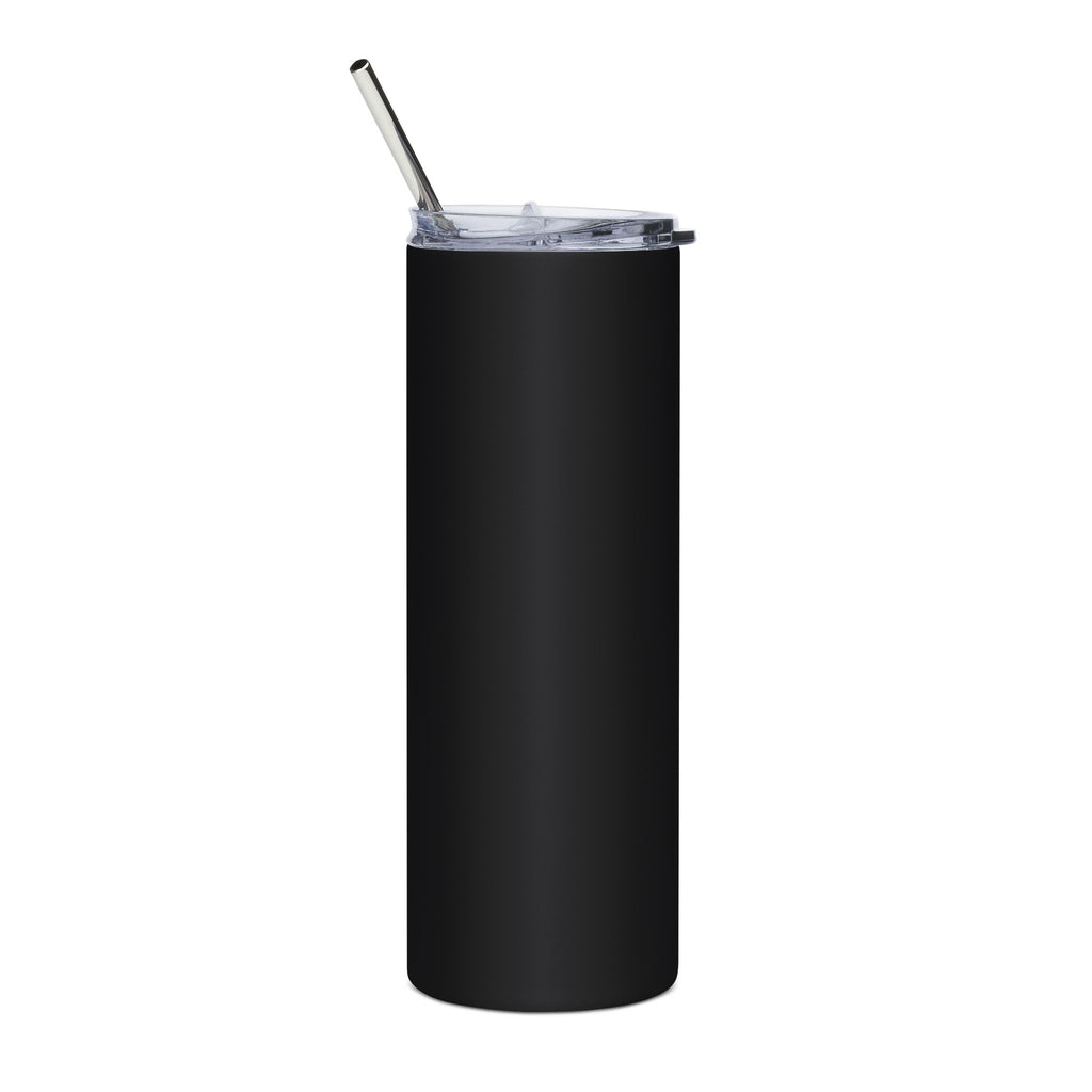Tumbler — "Big Hearts, Wild Adventure" Safari Elephant 20oz Stainless Steel Tumbler