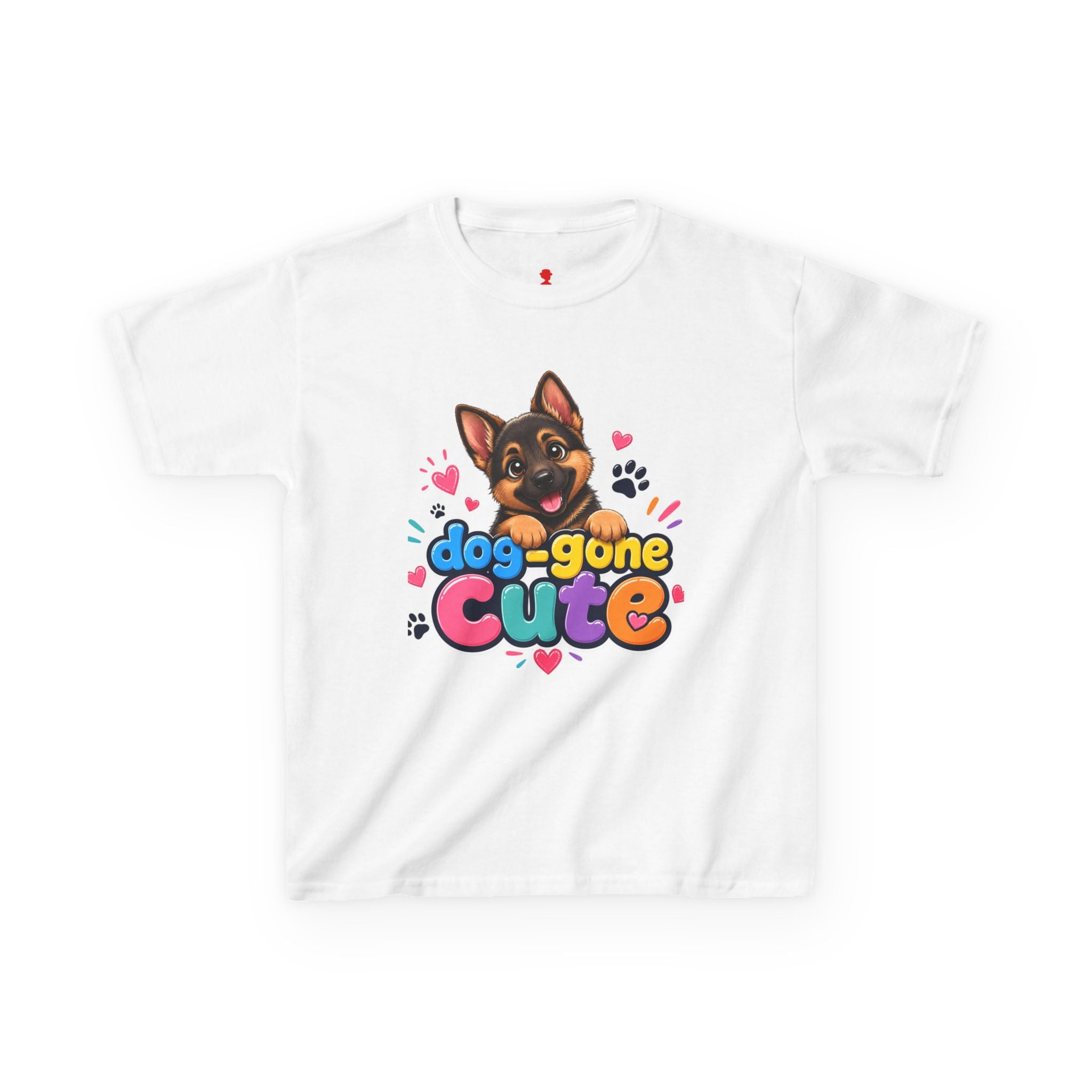 Kids T-Shirt — "Dog-Gone Cute" German Shepherd Puppy Tee