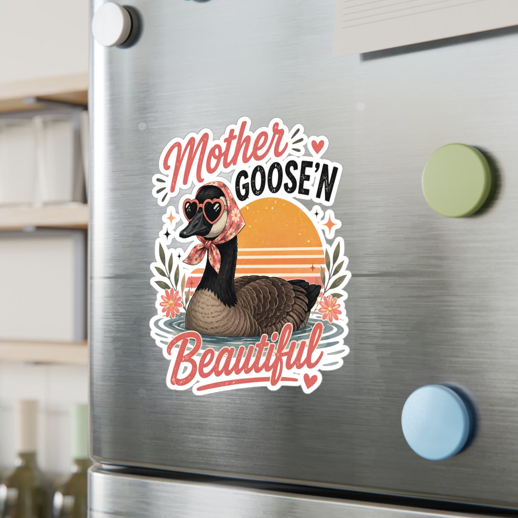 Mother Goose'n Beautiful Vinyl Sticker