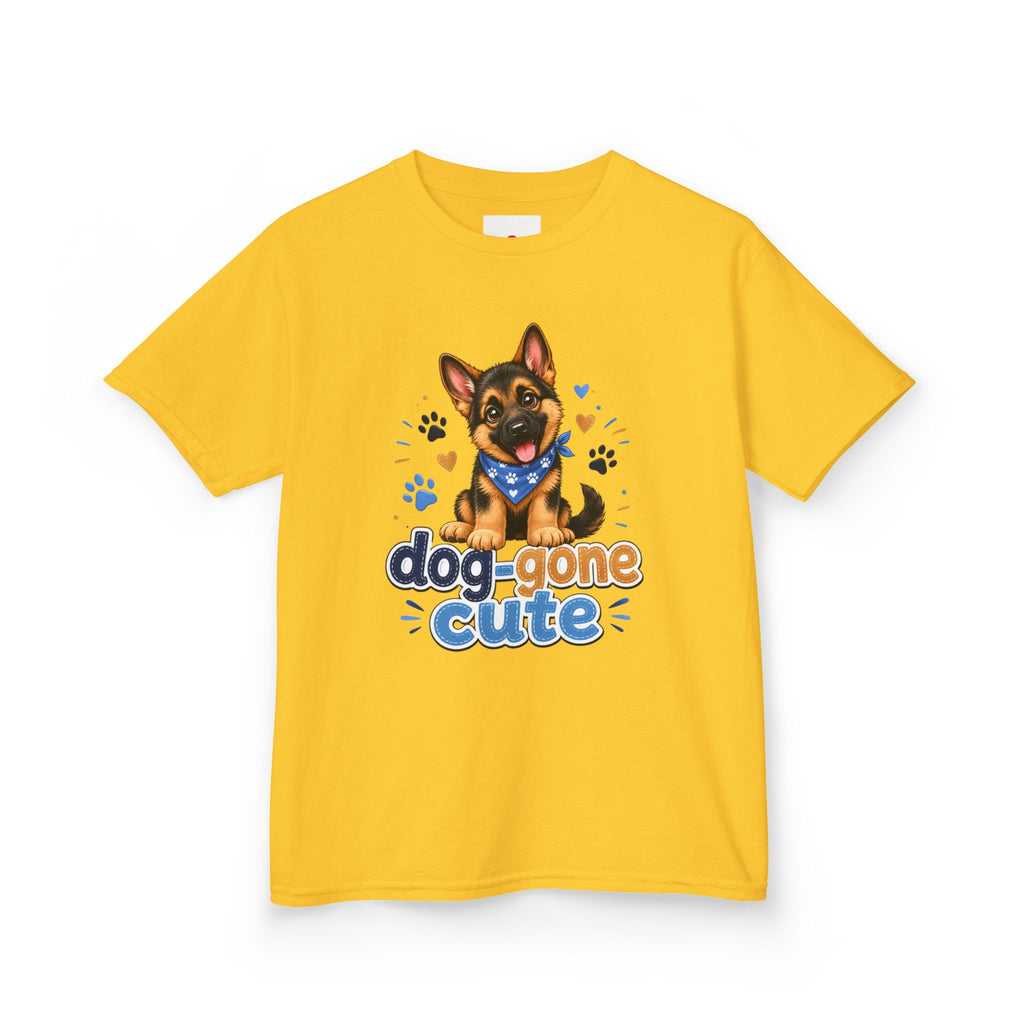 Kids Tee — "Dog-Gone Cute" Puppy Graphic T-Shirt