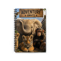 Adventure Awaits Animal Friends Spiral Notebook — Ruled Journal for Kids & Travel Notes