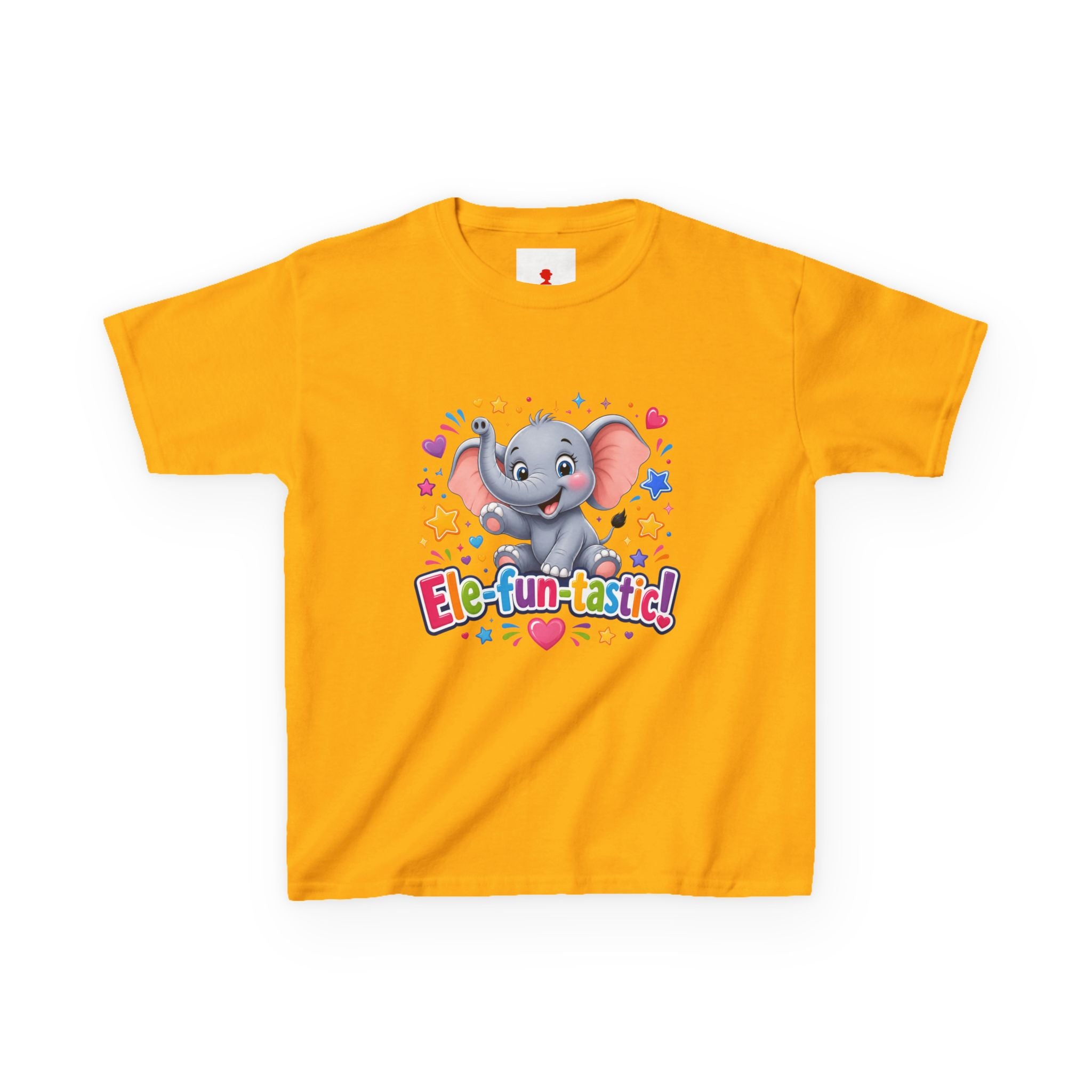 Kids T-Shirt — "Ele-fun-tastic!" Cute Elephant Graphic Tee for Toddlers, Birthday & Playtime