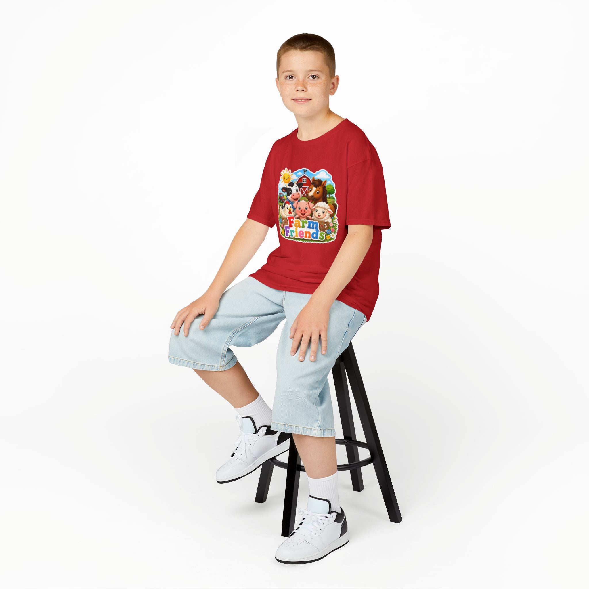 Kids Farm Friends T‑Shirt — Cute Barnyard Animals Graphic Tee
