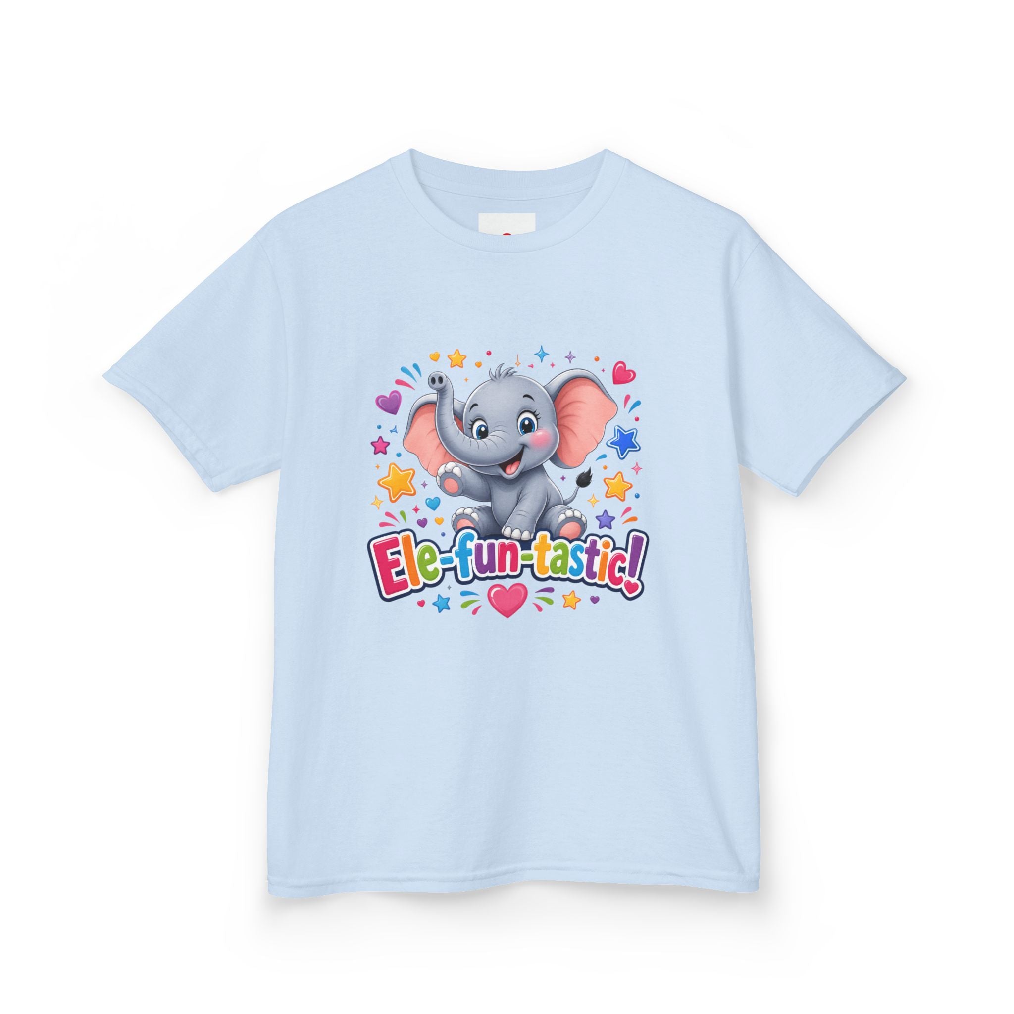 Kids T-Shirt — "Ele-fun-tastic!" Cute Elephant Graphic Tee for Toddlers, Birthday & Playtime