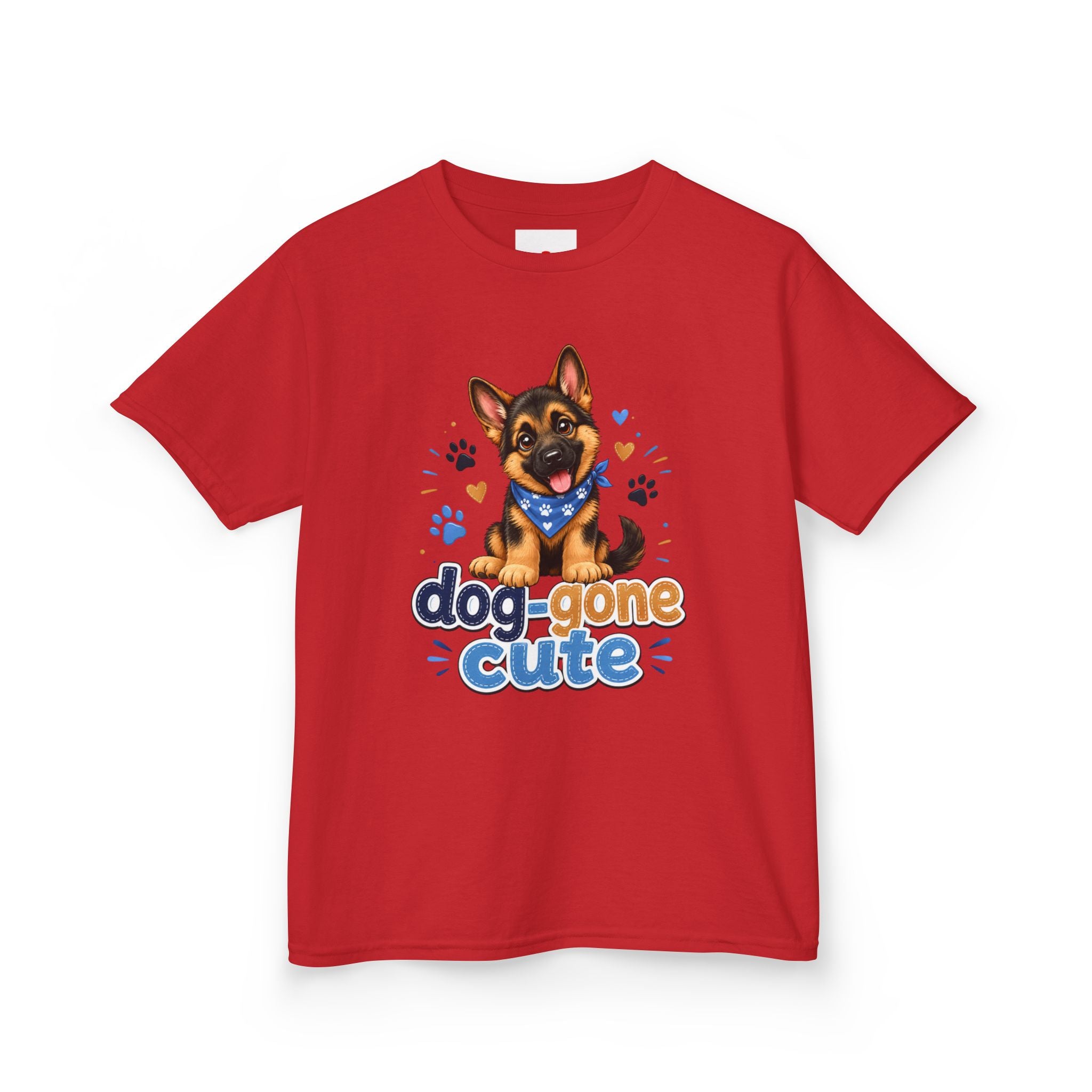 Kids Tee — "Dog-Gone Cute" Puppy Graphic T-Shirt