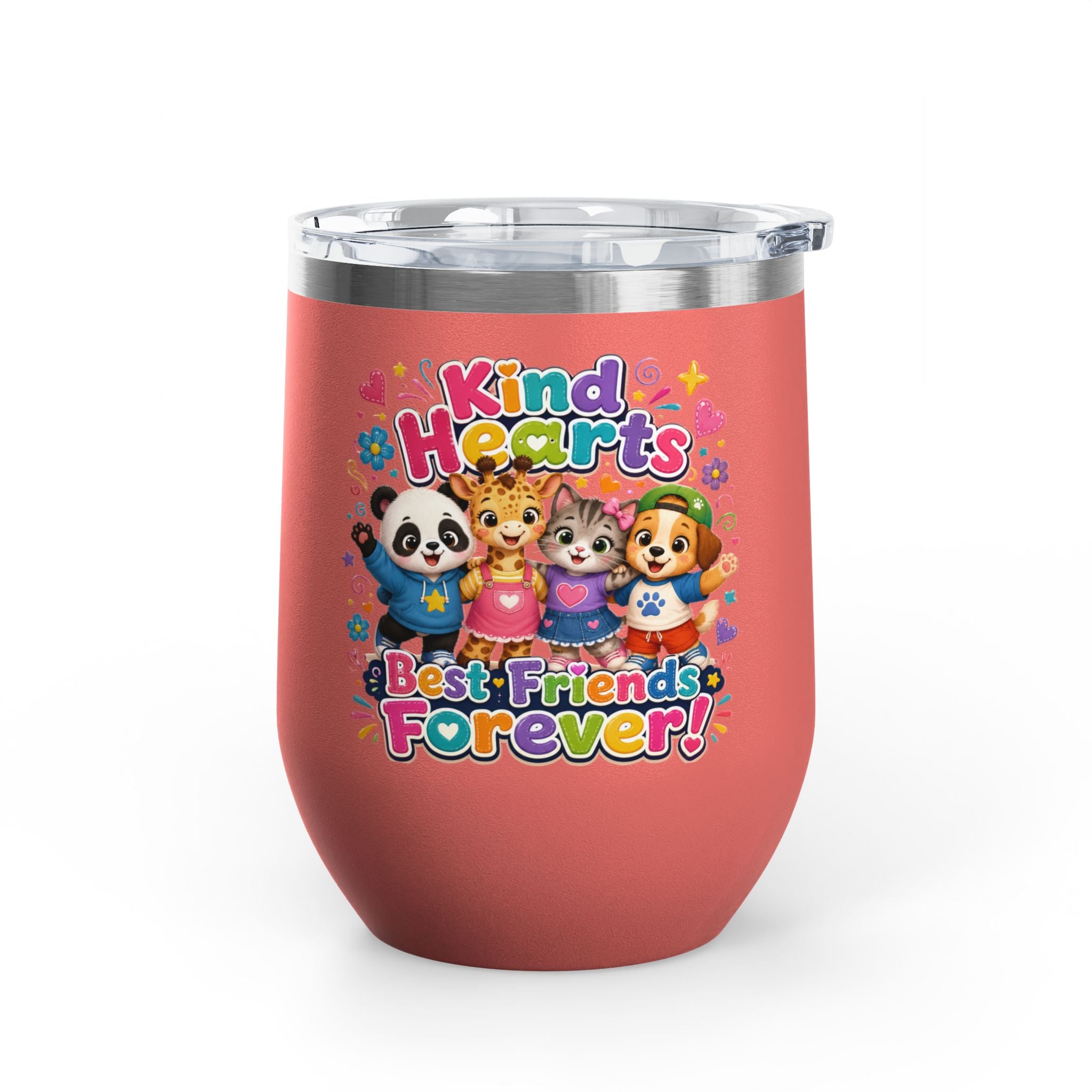 Kind Hearts Best Friends Forever 12oz Tumbler
