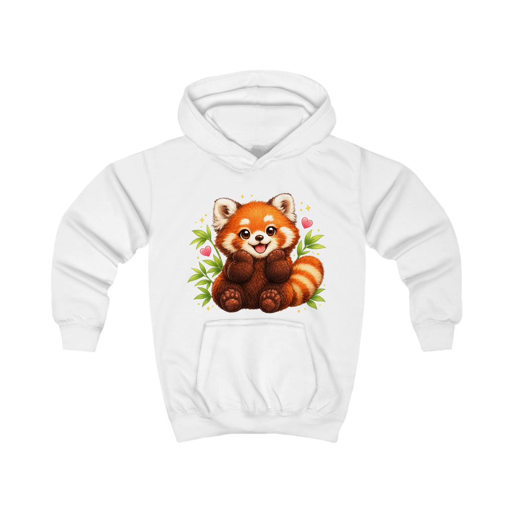 Kids Hoodie — Cute Smiling Red Panda Graphic Hoodie for Children