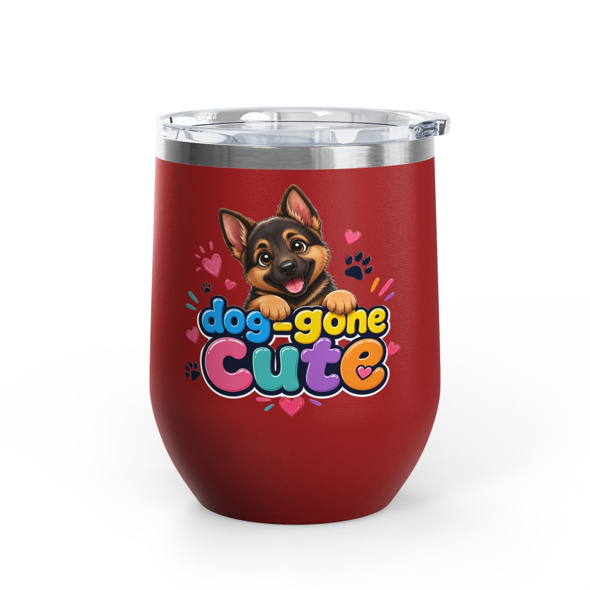 Dog-Gone Cute German Shepherd Tumbler (12oz)