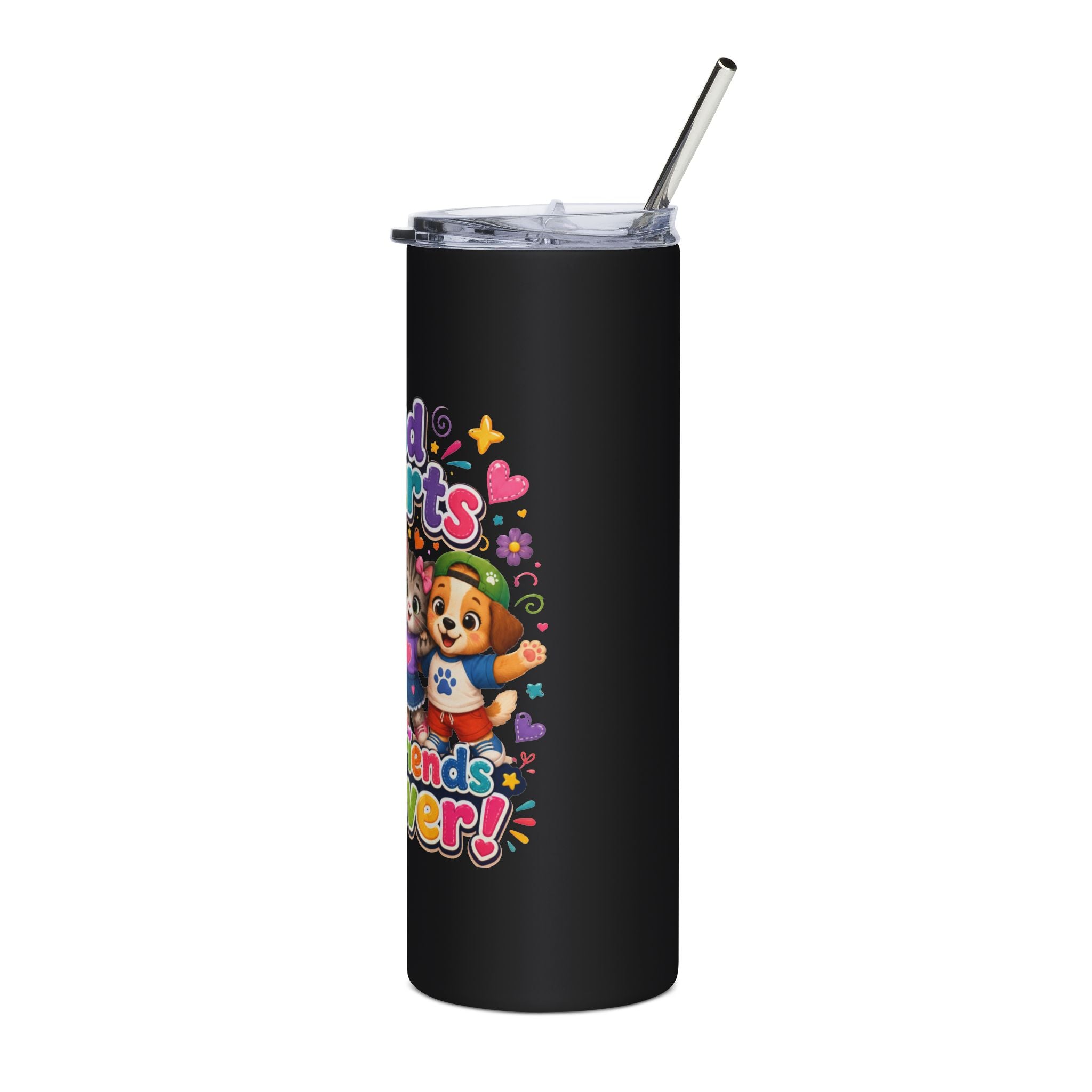 Kind Hearts Best Friends Forever 20oz Stainless Steel Tumbler