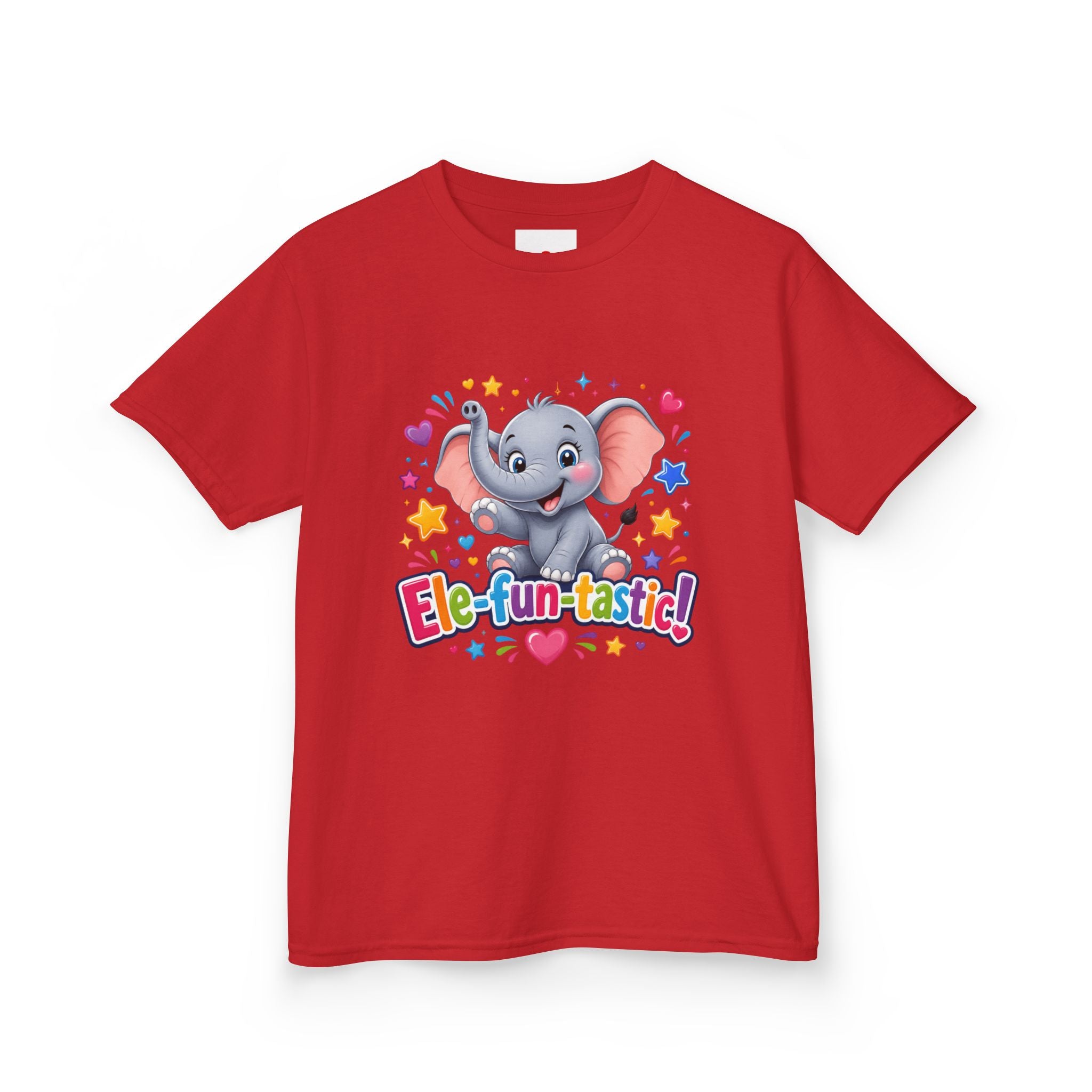 Kids T-Shirt — "Ele-fun-tastic!" Cute Elephant Graphic Tee for Toddlers, Birthday & Playtime
