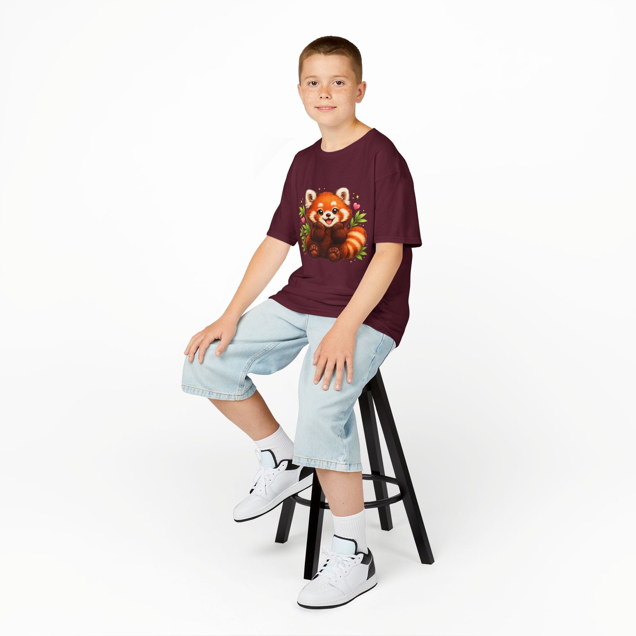 Kids Red Panda Tee — Cute Woodland Animal Shirt for Children