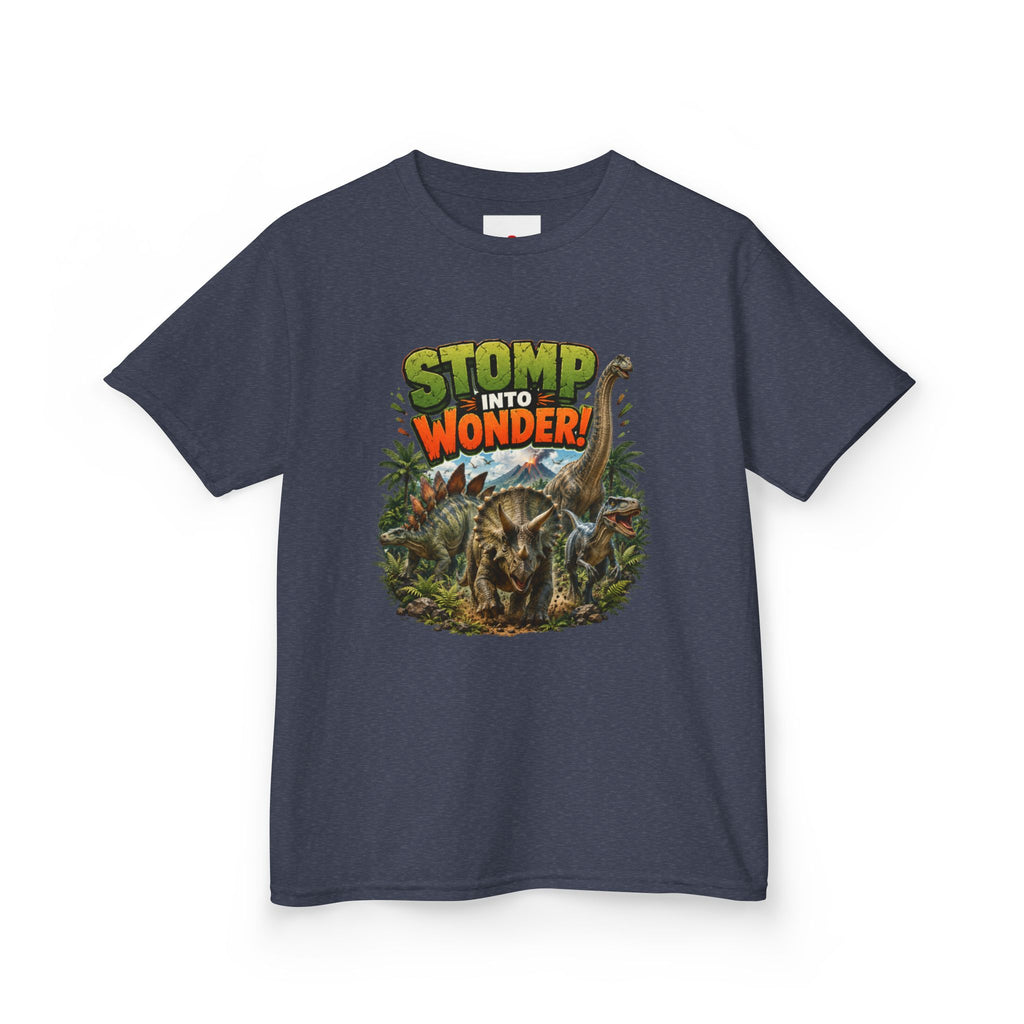 Kids T-Shirt - "Stomp Into Wonder" Dinosaur Graphic Tee