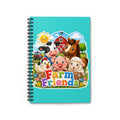 Farm Friends Spiral Notebook — Cute Kids Ruled-Lined Journal