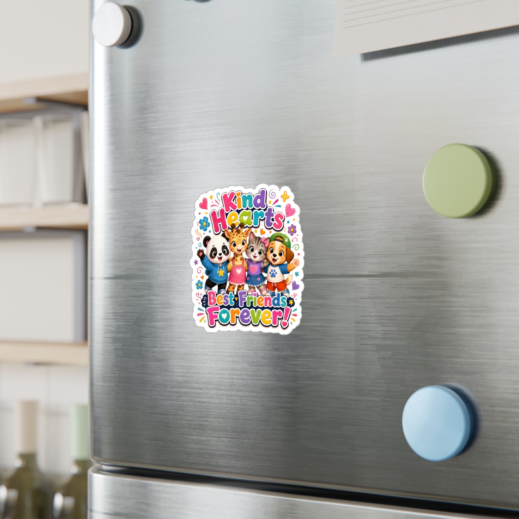 Kind Hearts Best Friends Forever Sticker
