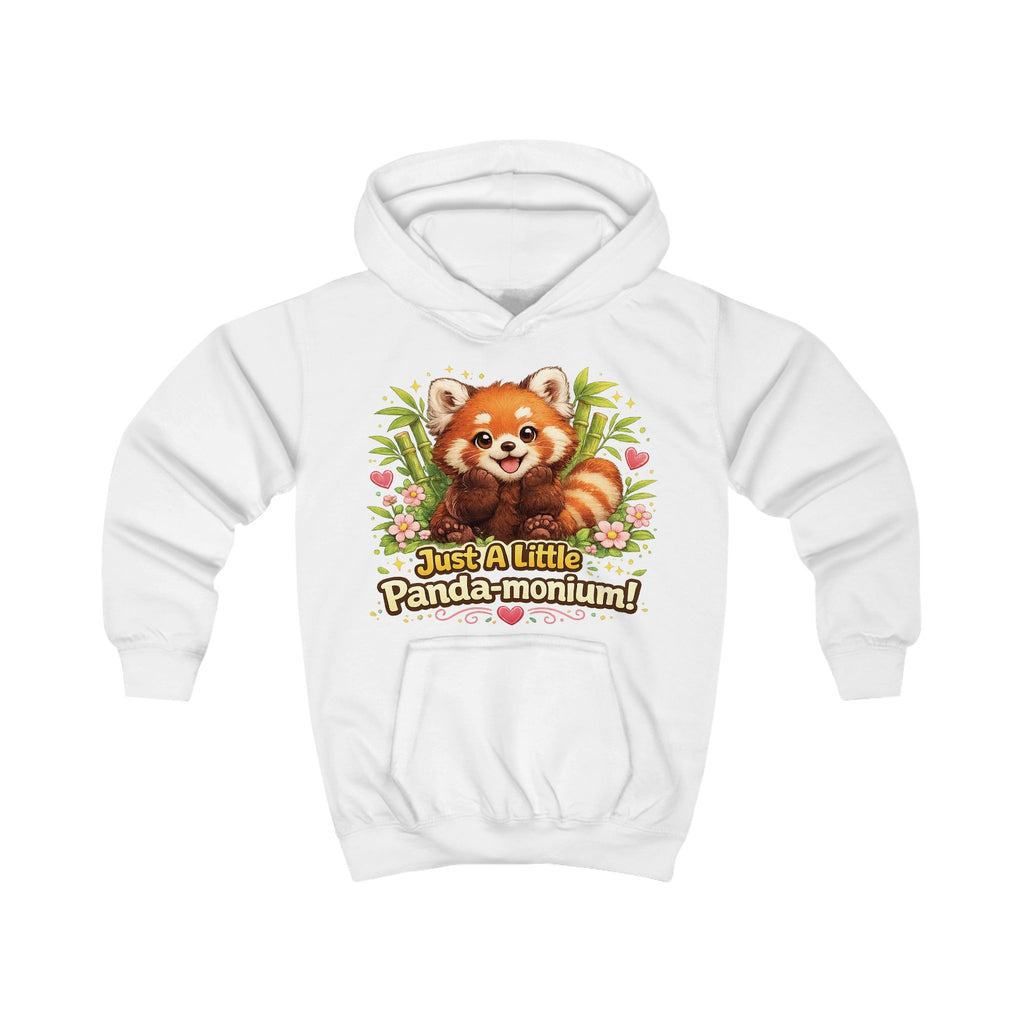 Red Panda Illustration Kids Hoodie | Just A Little Panda-monium, Cute Animal Shirt