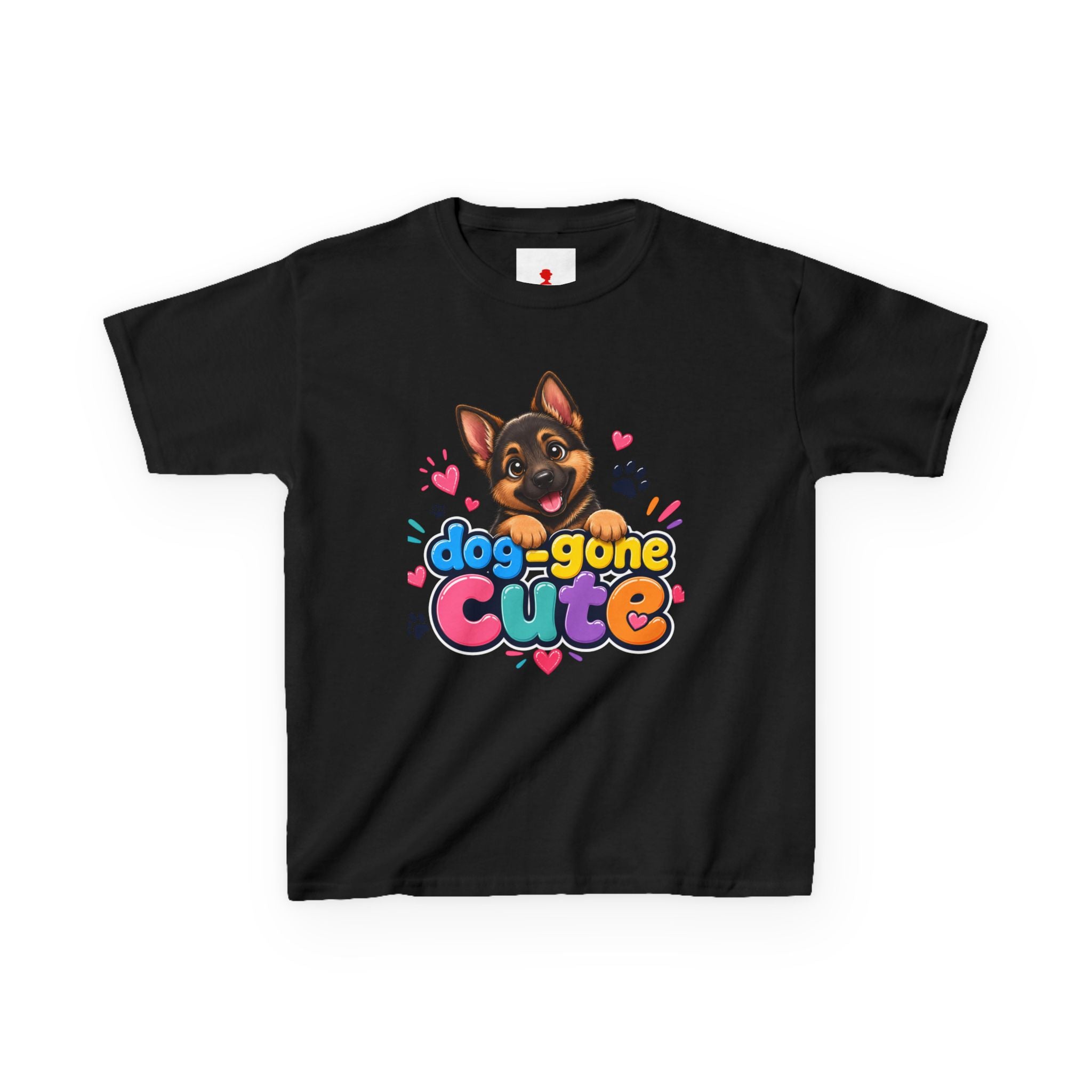 Kids T-Shirt — "Dog-Gone Cute" German Shepherd Puppy Tee
