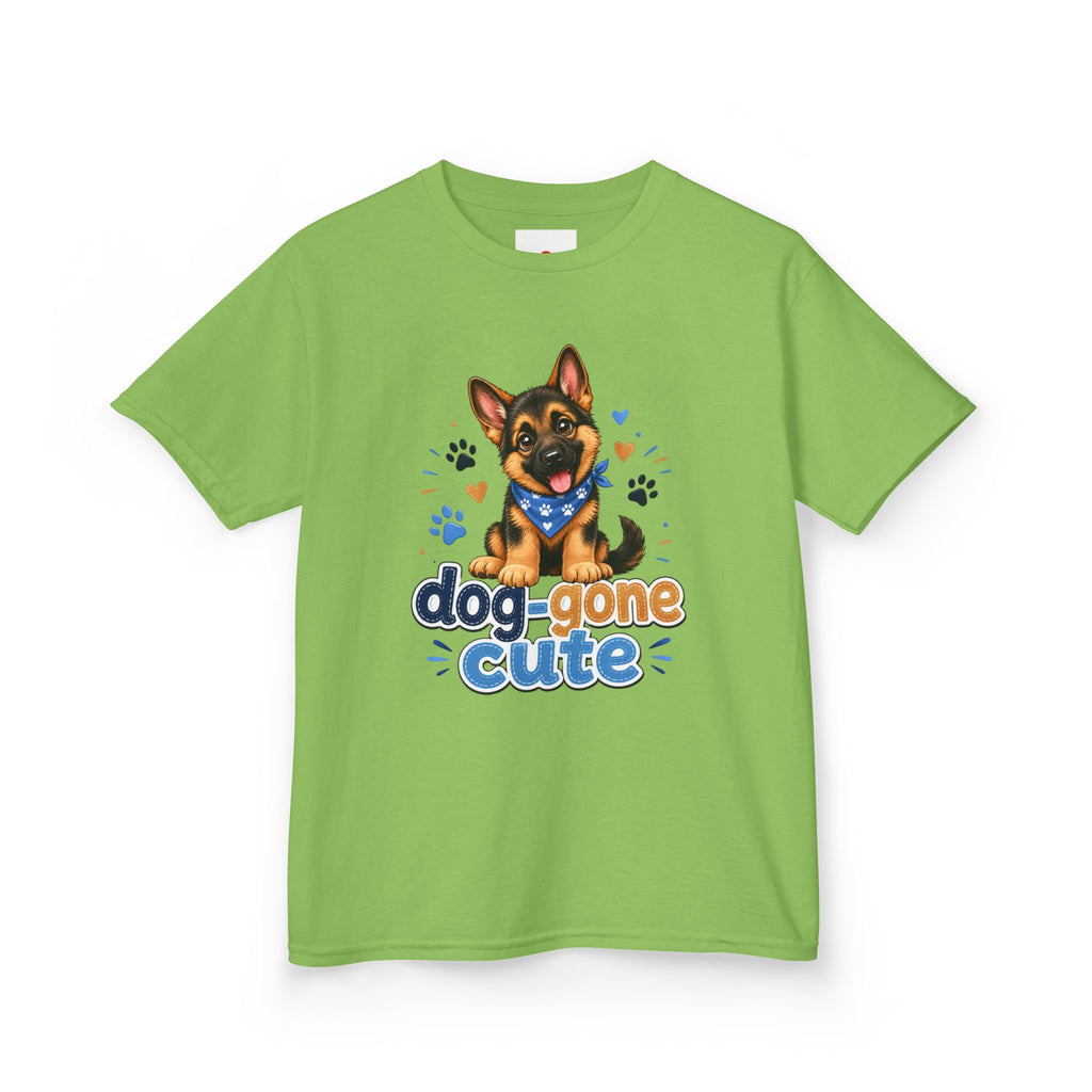 Kids Tee — "Dog-Gone Cute" Puppy Graphic T-Shirt