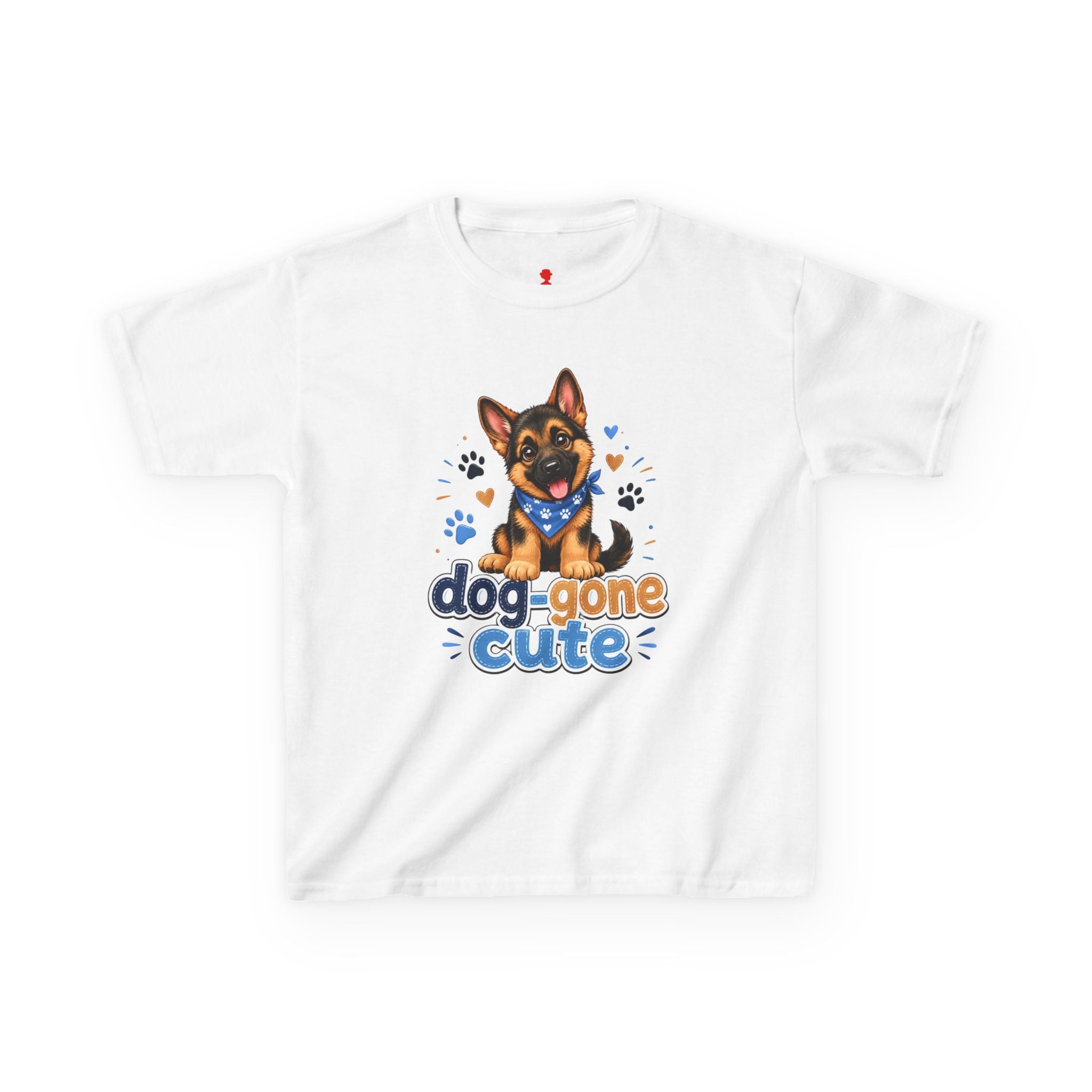 Kids Tee — "Dog-Gone Cute" Puppy Graphic T-Shirt