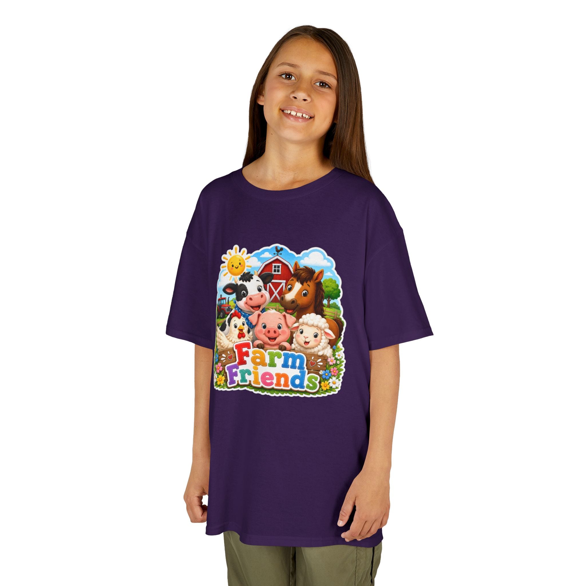 Kids Farm Friends T‑Shirt — Cute Barnyard Animals Graphic Tee