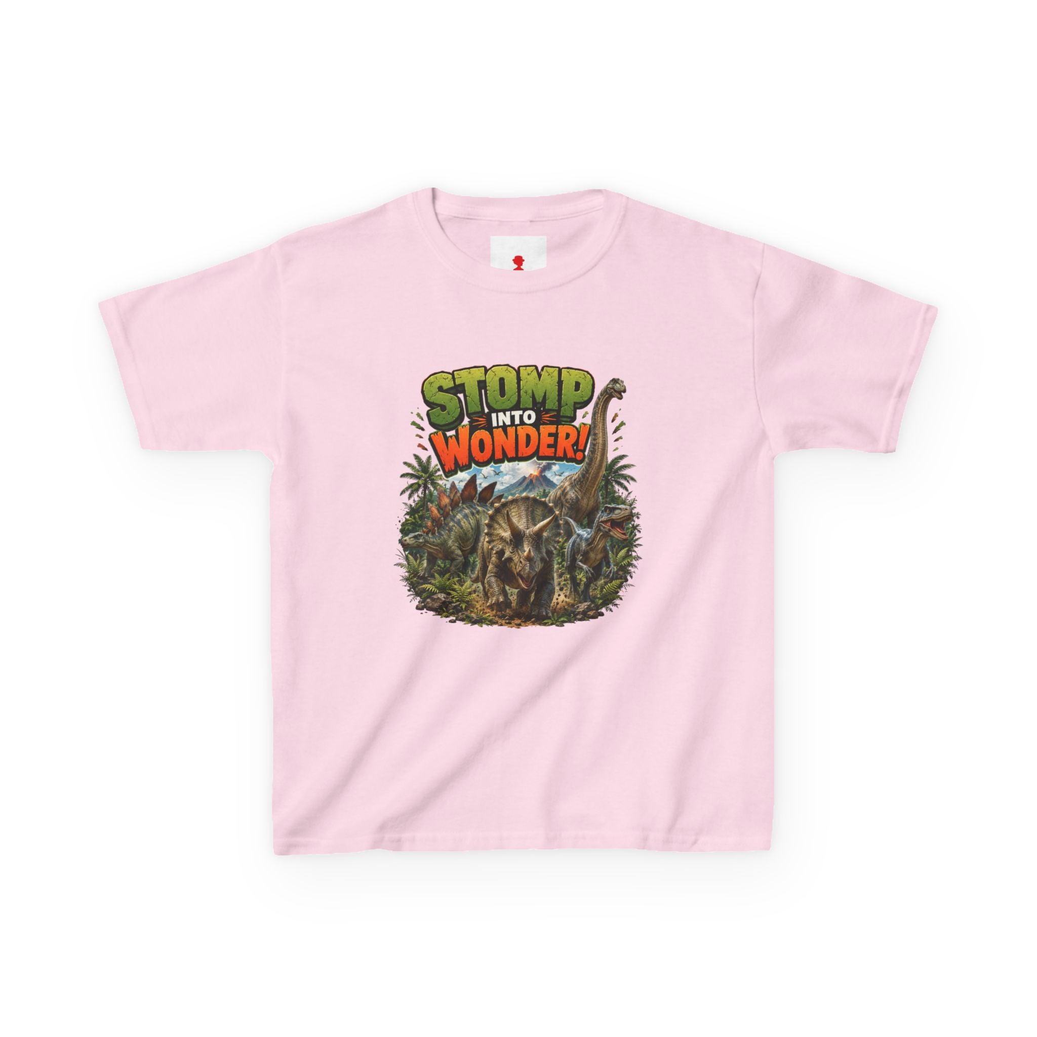 Kids T-Shirt - "Stomp Into Wonder" Dinosaur Graphic Tee