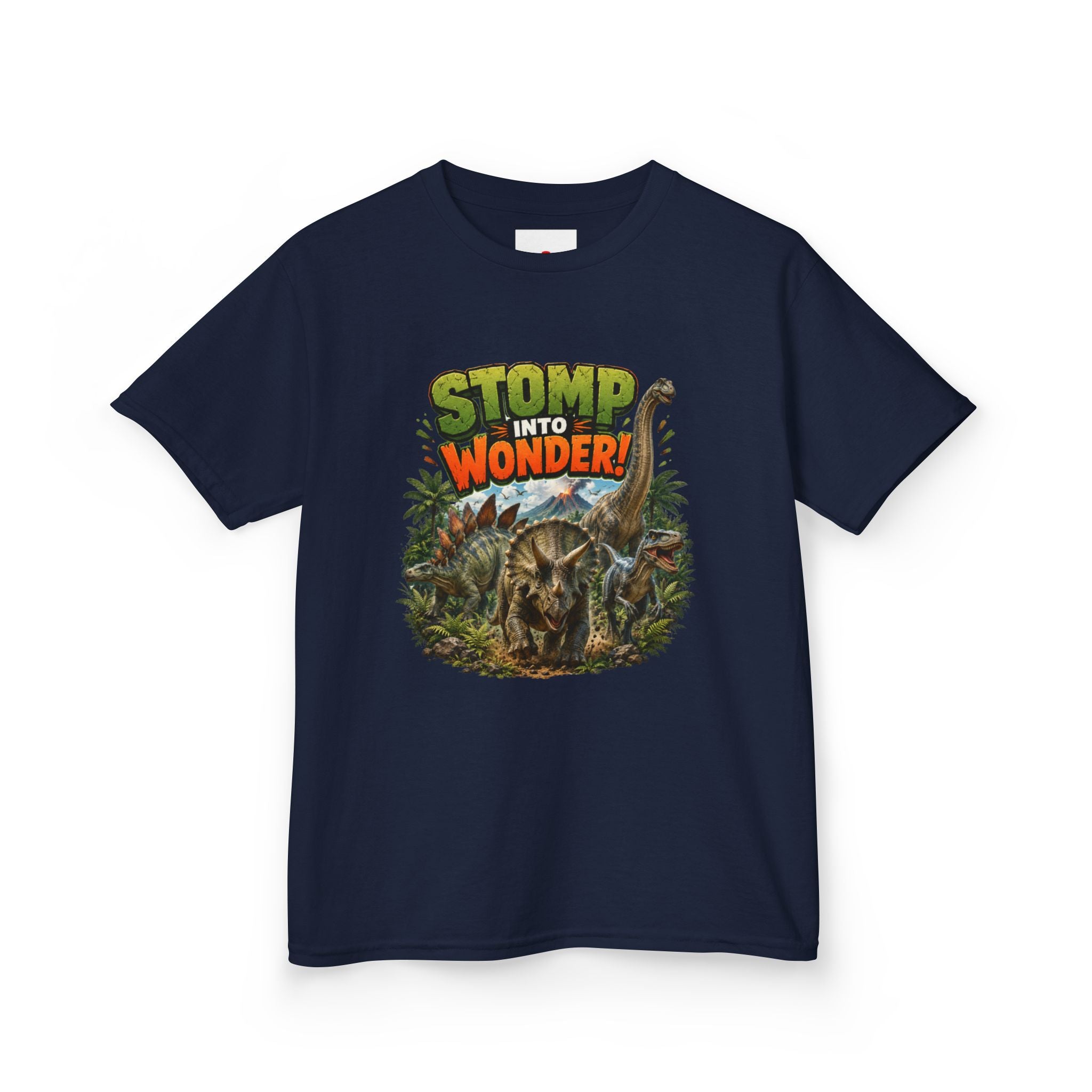 Kids T-Shirt - "Stomp Into Wonder" Dinosaur Graphic Tee