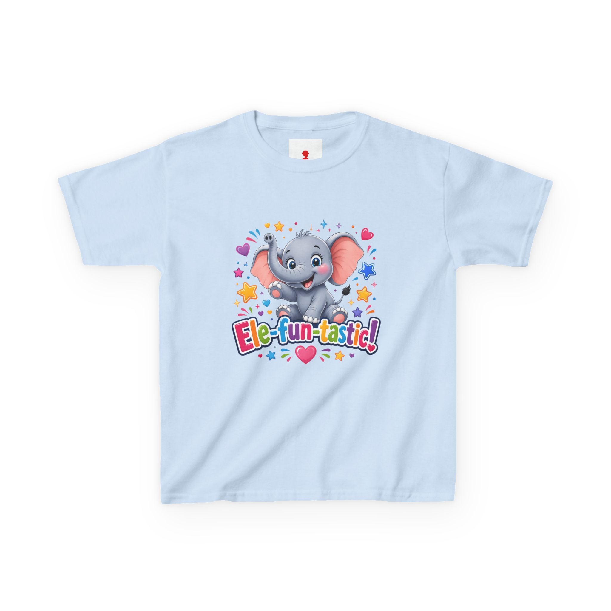 Kids T-Shirt — "Ele-fun-tastic!" Cute Elephant Graphic Tee for Toddlers, Birthday & Playtime