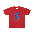 Kids Tee - "Tiny Blues, Big Dreams!" Cute Blue Bear Music Graphic