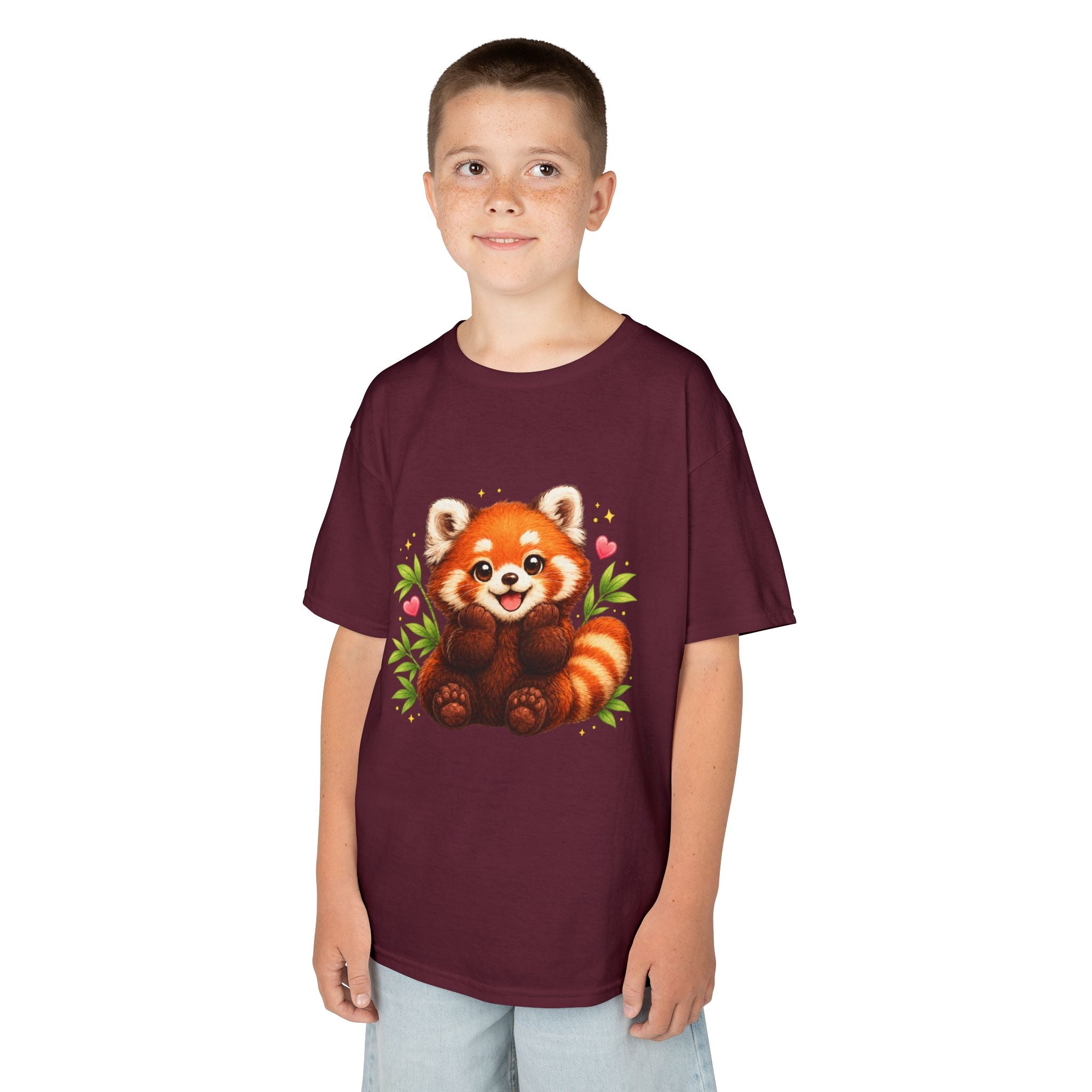 Kids Red Panda Tee — Cute Woodland Animal Shirt for Children