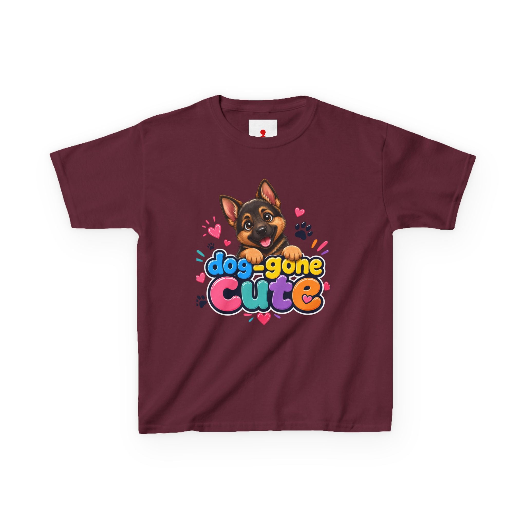 Kids T-Shirt — "Dog-Gone Cute" German Shepherd Puppy Tee