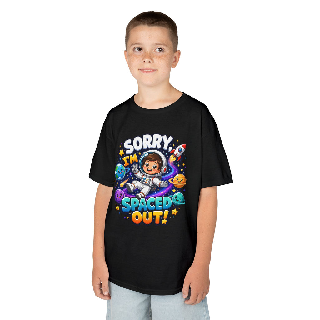 Spaced Out Kids T-Shirt — "Sorry I'm Spaced Out!" Cute Space Astronaut Tee
