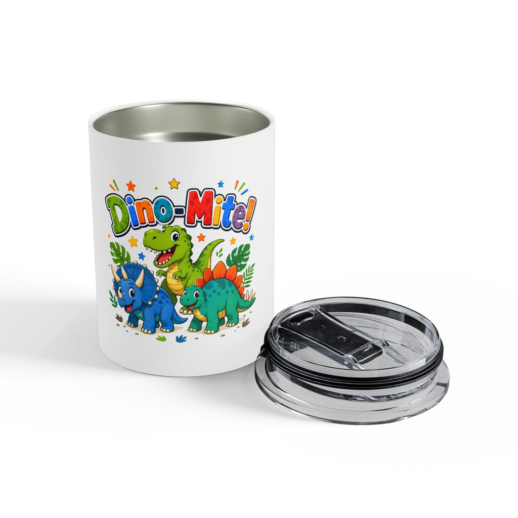 Dino-Mite! Kids 10oz Tumbler — Cute Dinosaur Insulated Travel Cup